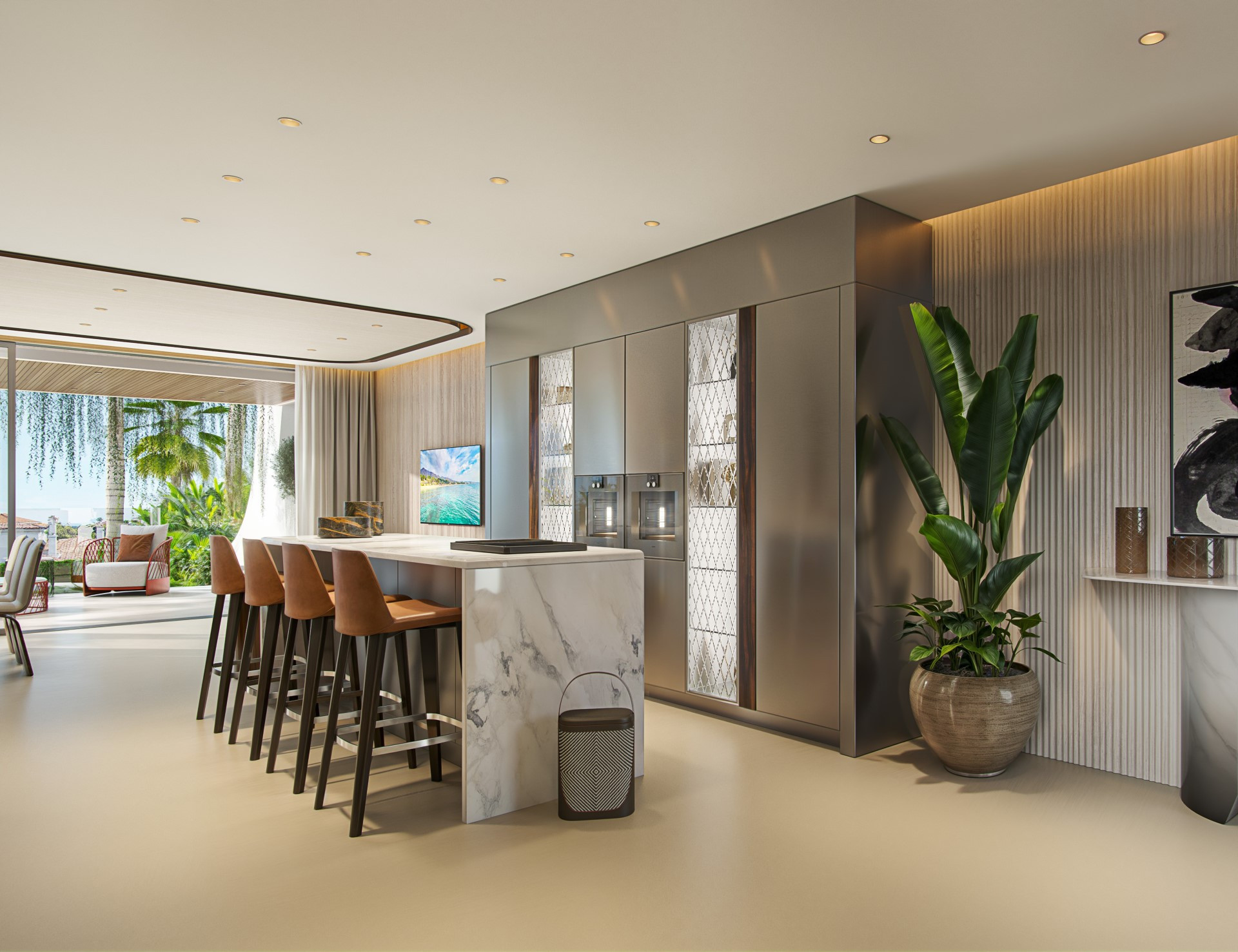Promoción exclusiva de 8 unidades completamente nuevas, cerca del Hotel Puente Romano, en la Milla de Oro de Marbella.