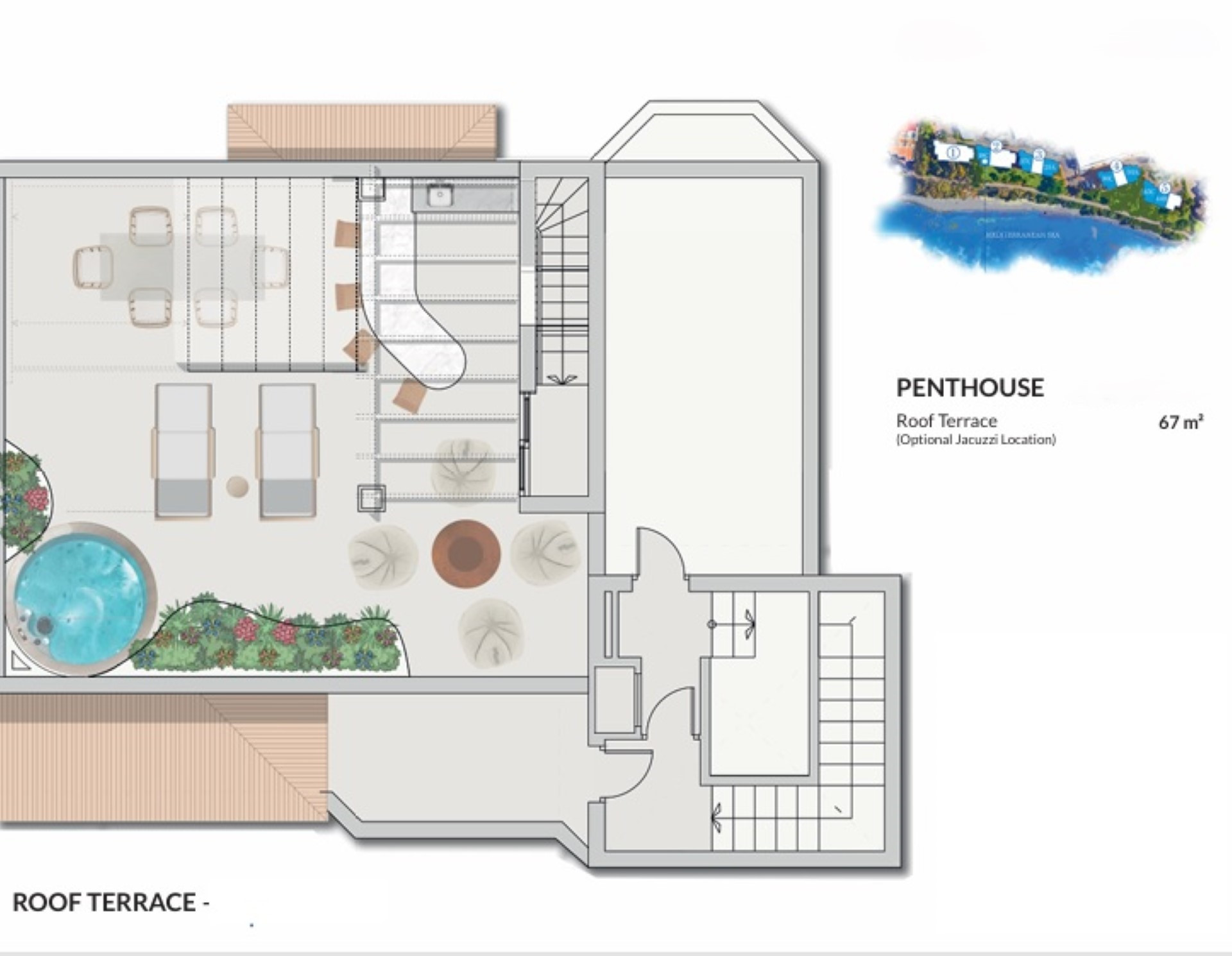 Exclusive beachfront penthouse – experience Estepona at its finest – with panoramic sea views