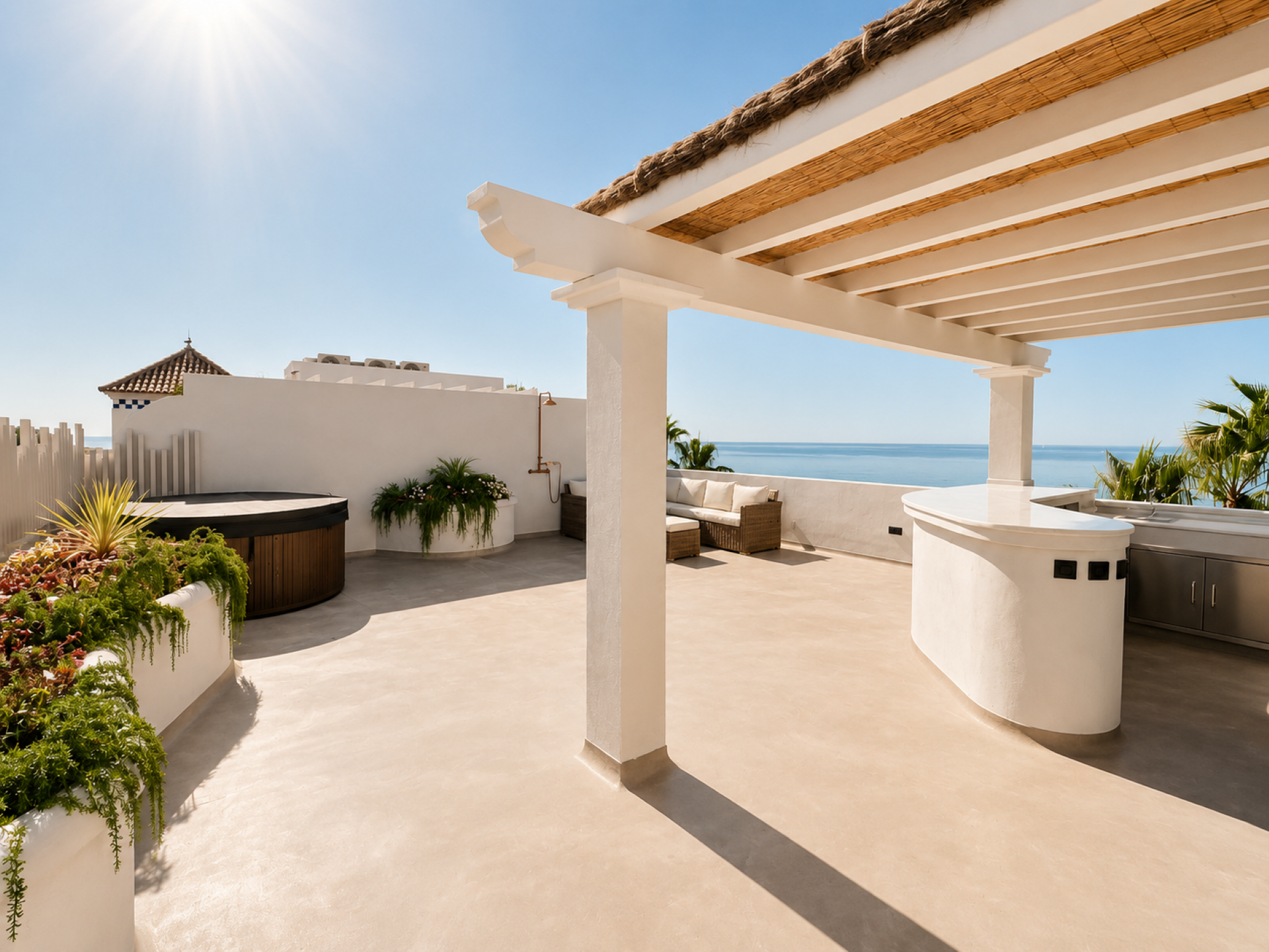 Exclusive Beachfront Penthouse – Experience Estepona at Its Finest – Stunning Penthouse with Panoramic Sea Views