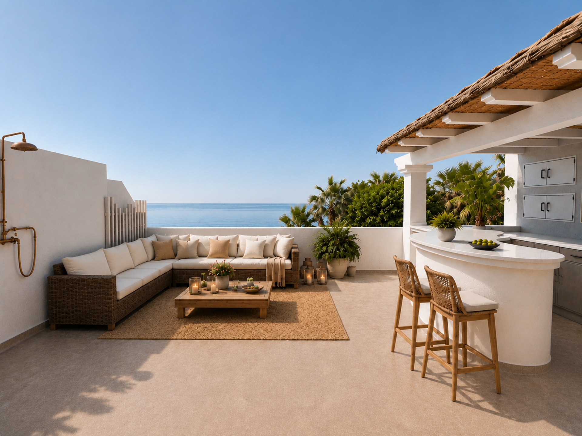 Ático exclusivo en primera línea de playa – Experimente lo mejor de Estepona – con vistas panorámicas al mar