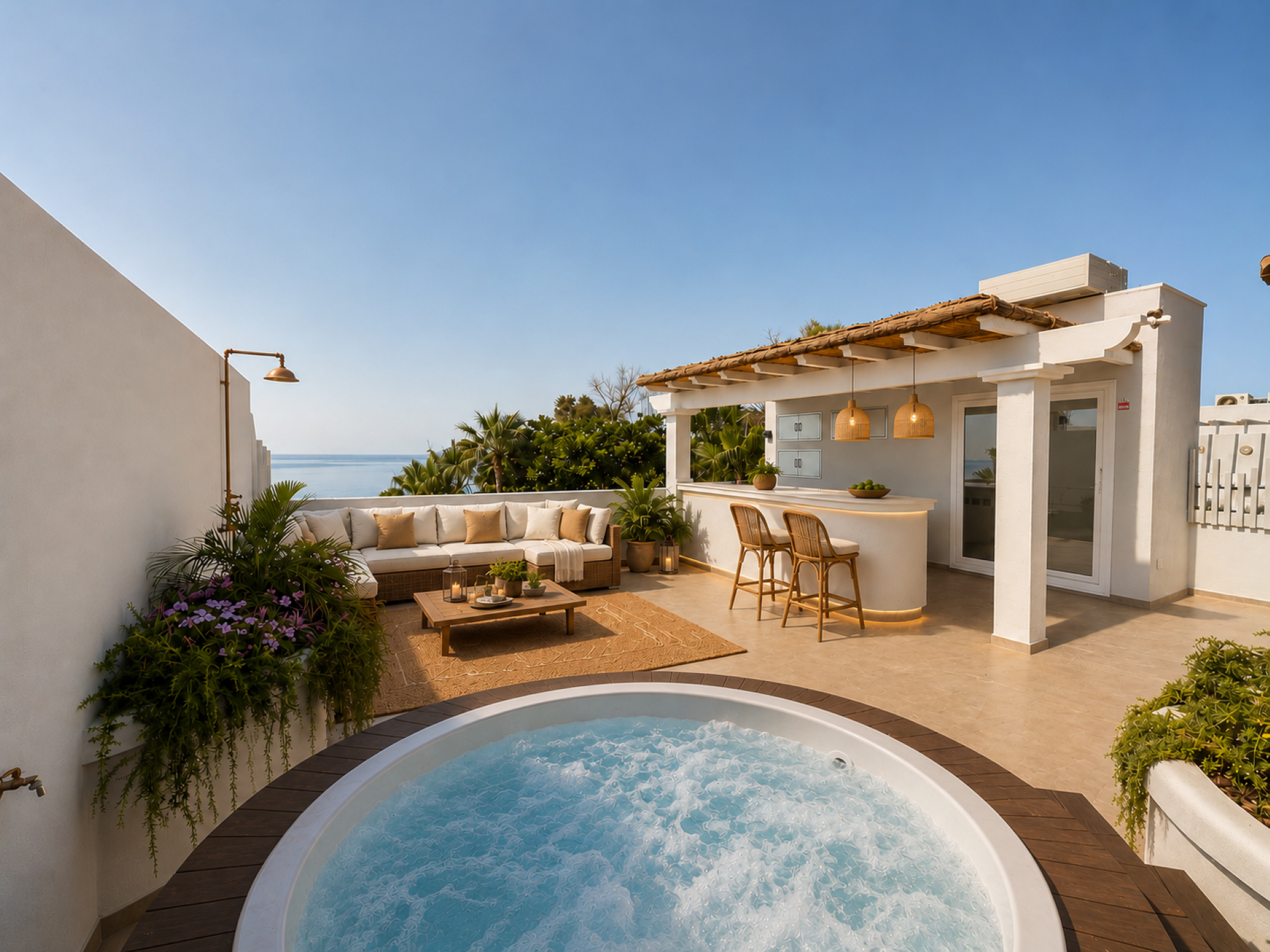 Ático exclusivo en primera línea de playa – Experimente lo mejor de Estepona – con vistas panorámicas al mar