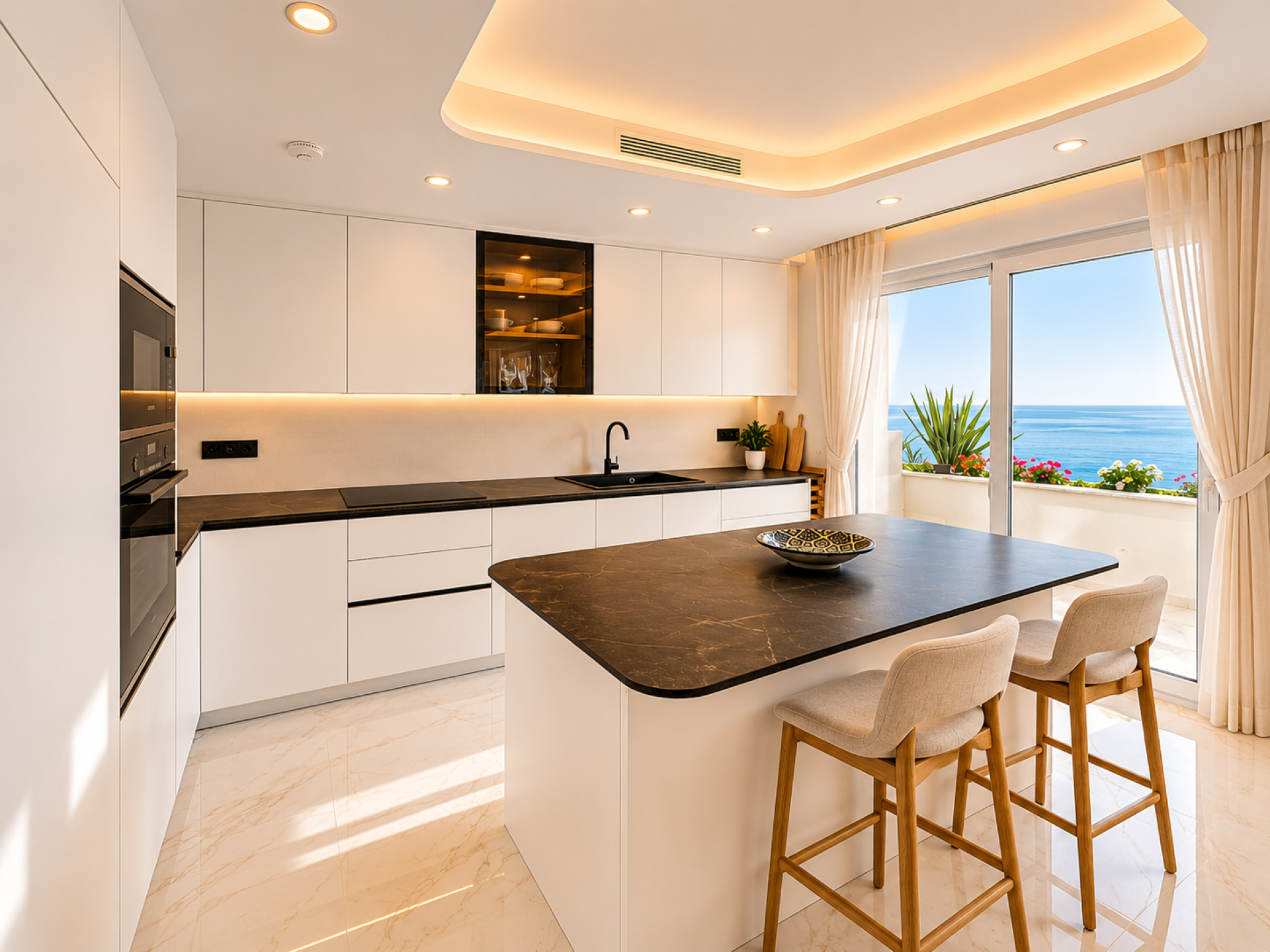 Exclusive beachfront penthouse – experience Estepona at its finest – with panoramic sea views