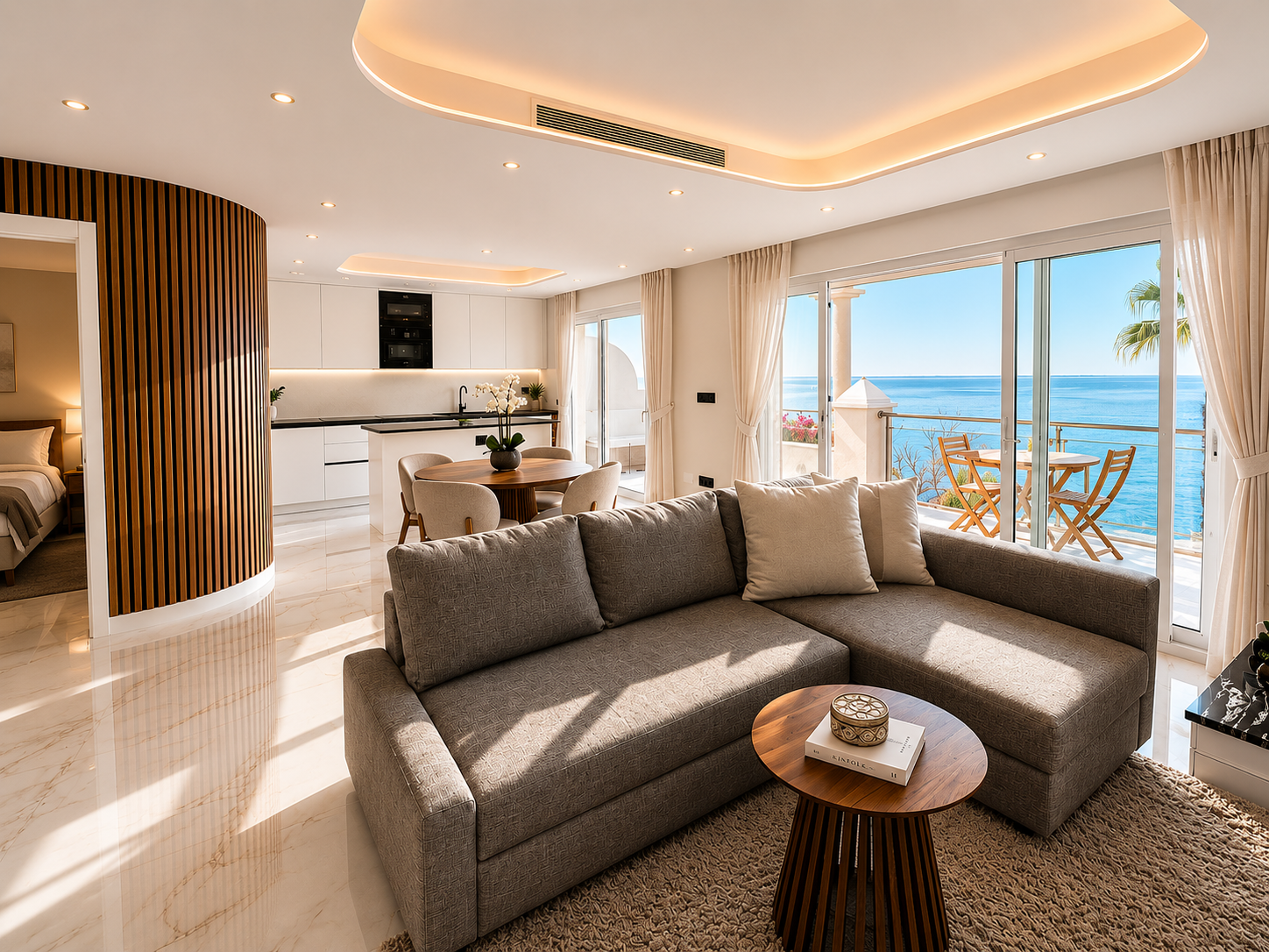 Exclusive beachfront penthouse – experience Estepona at its finest – with panoramic sea views