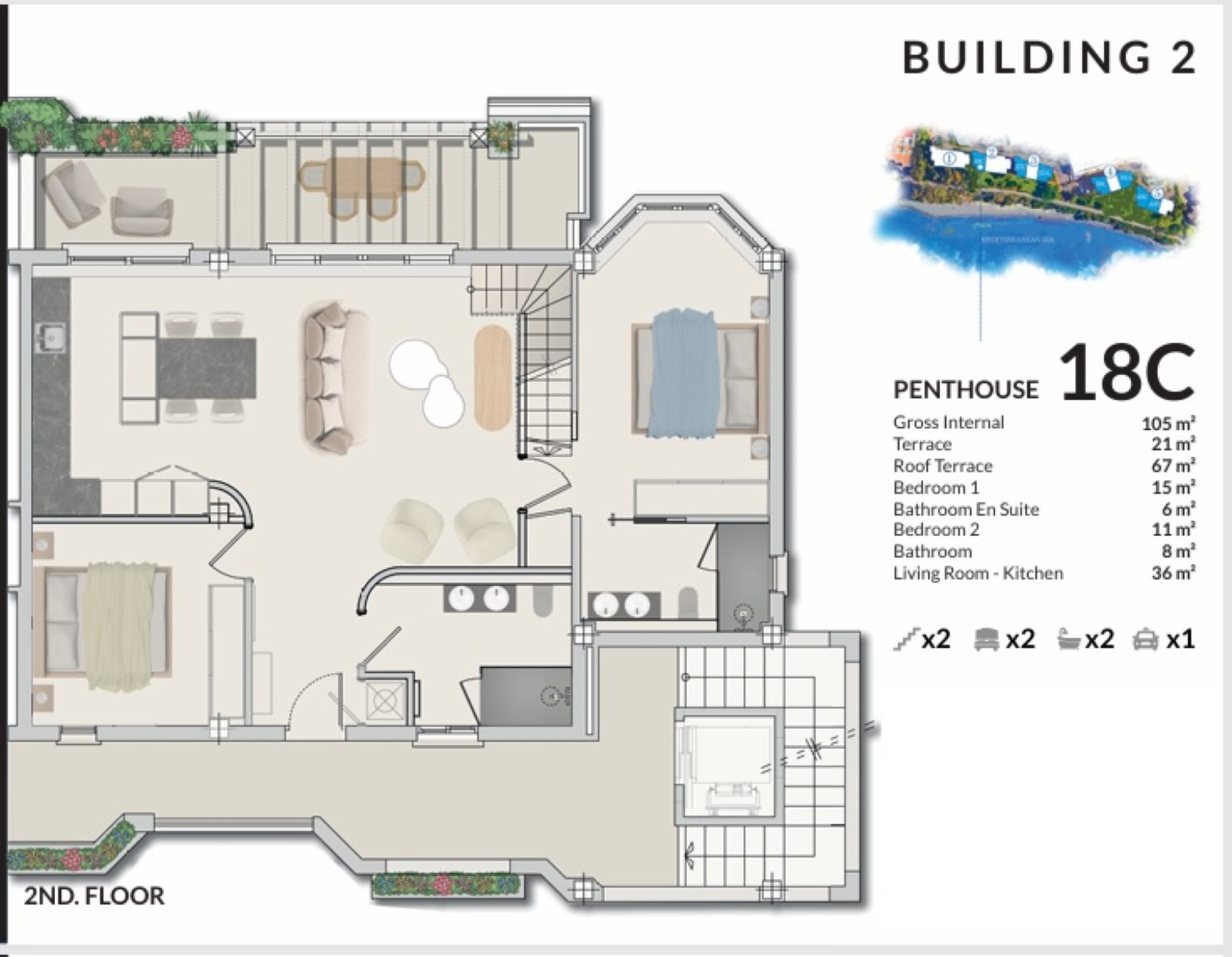 Exclusive Beachfront Penthouse – Experience Estepona at Its Finest – Stunning Penthouse with Panoramic Sea Views