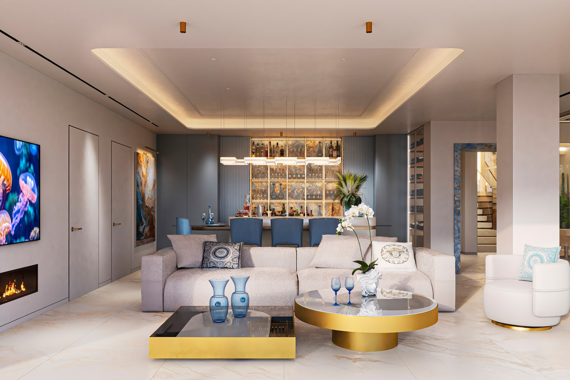 Diseño excepcional, una villa de diseño de 5 dormitorios completamente nueva en Nueva Andalucía, Marbella.