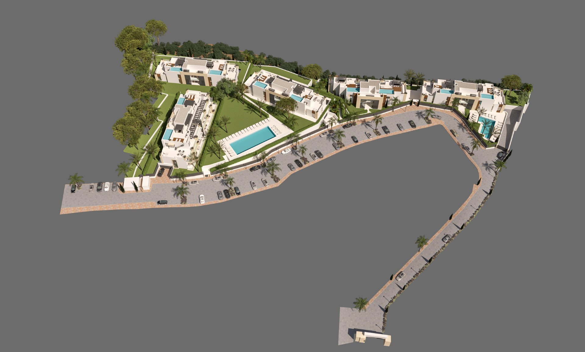 Luxury new build apartment complex in Aloha, Nueva Andalucia