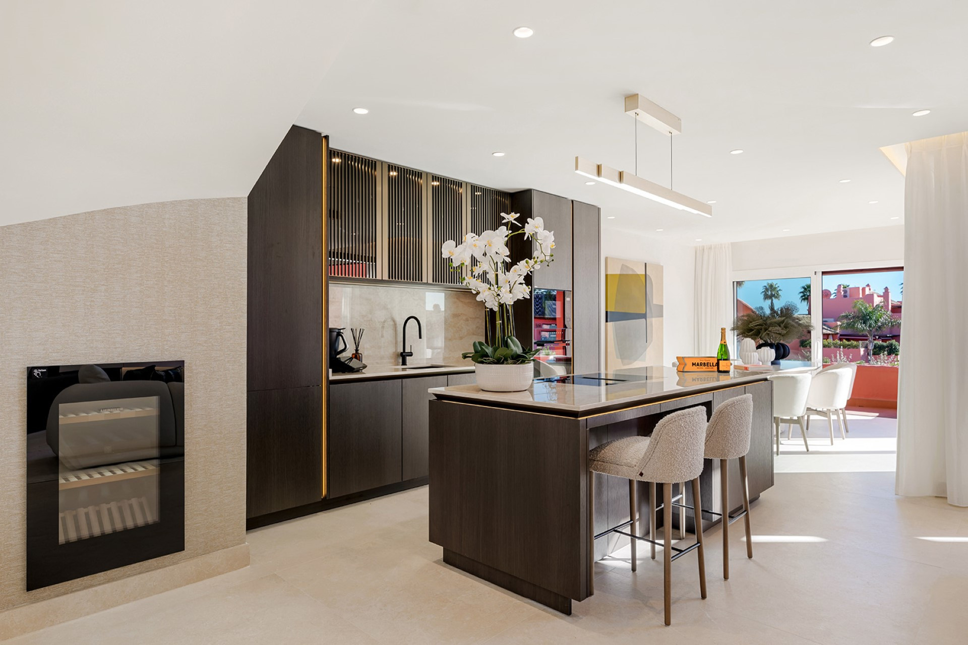 Luxury Duplex Penthouse on the Frontline Beach in Cabo Bermejo, East Estepona