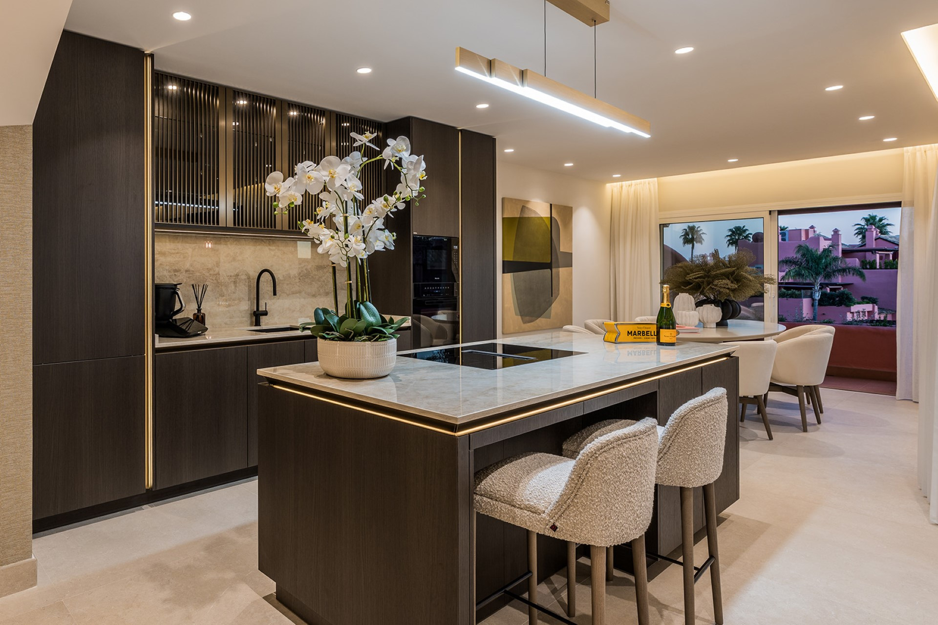 Luxury Duplex Penthouse on the Frontline Beach in Cabo Bermejo, East Estepona