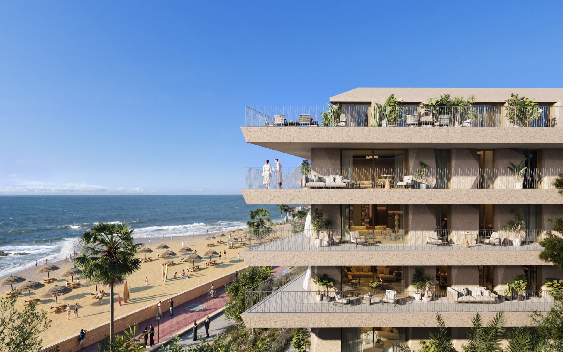 Brand new 2 bedroom apartment frontline beach in Manilva