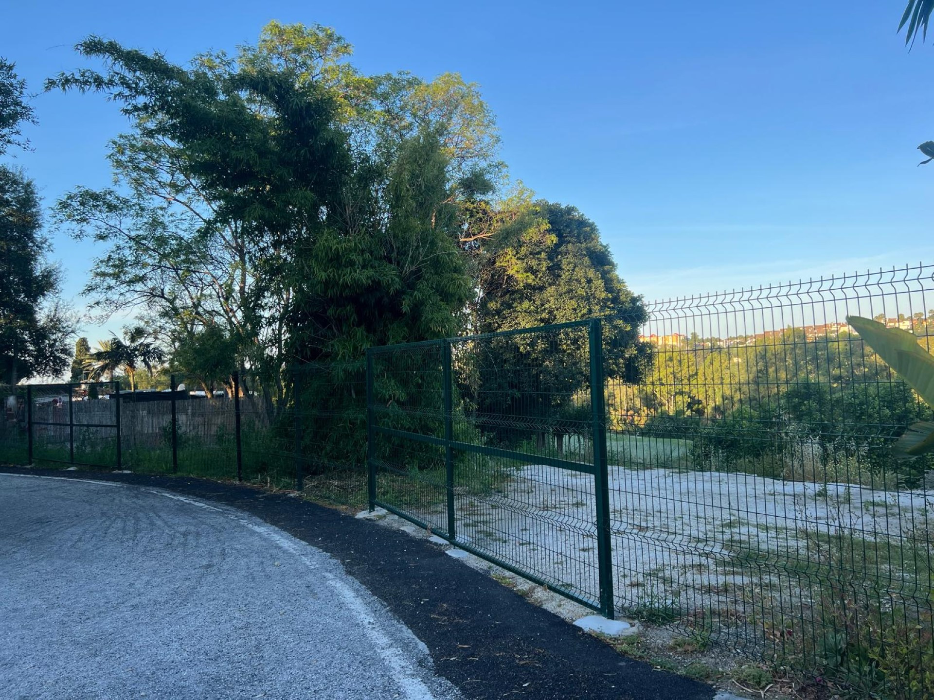 Residential front line golf plot in Guadalmina Alta with active license and project for a 597 m² villa.
