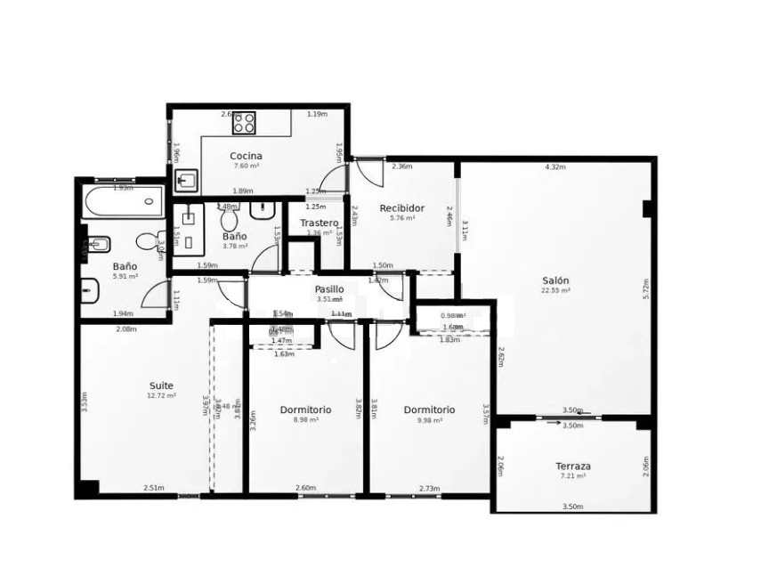 Apartamento de 3 dormitorios lado playa en Lorcrisur, San Pedro de Alcántara.