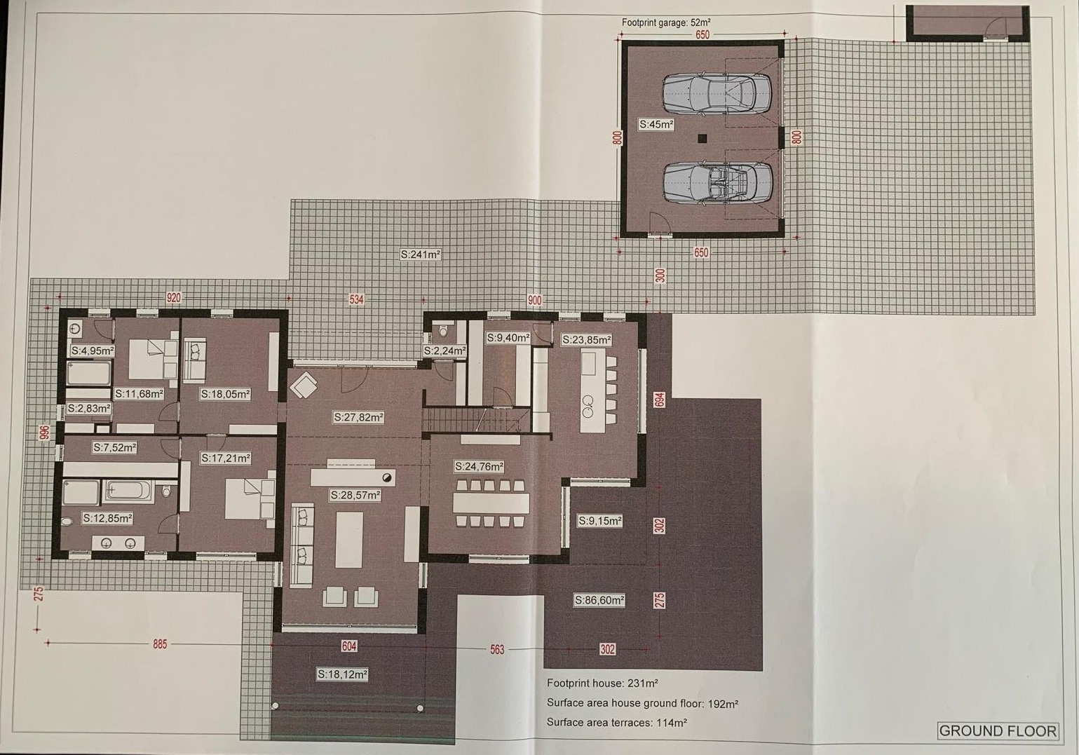 Exceptional villa with seperate apartment, on a unique plot in Manilva with panoramic views