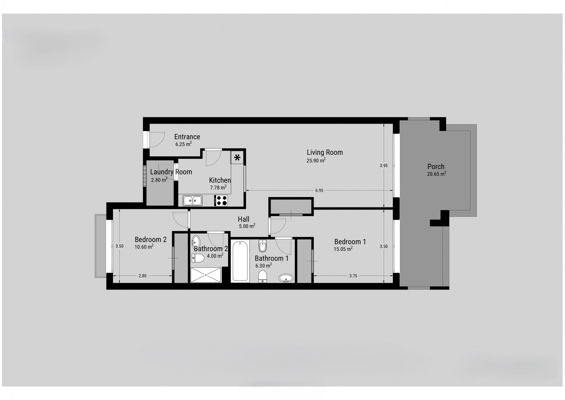 Contemporary 2 bedroom apartment with panoramic views in Lomas del Marqués, Benahavis