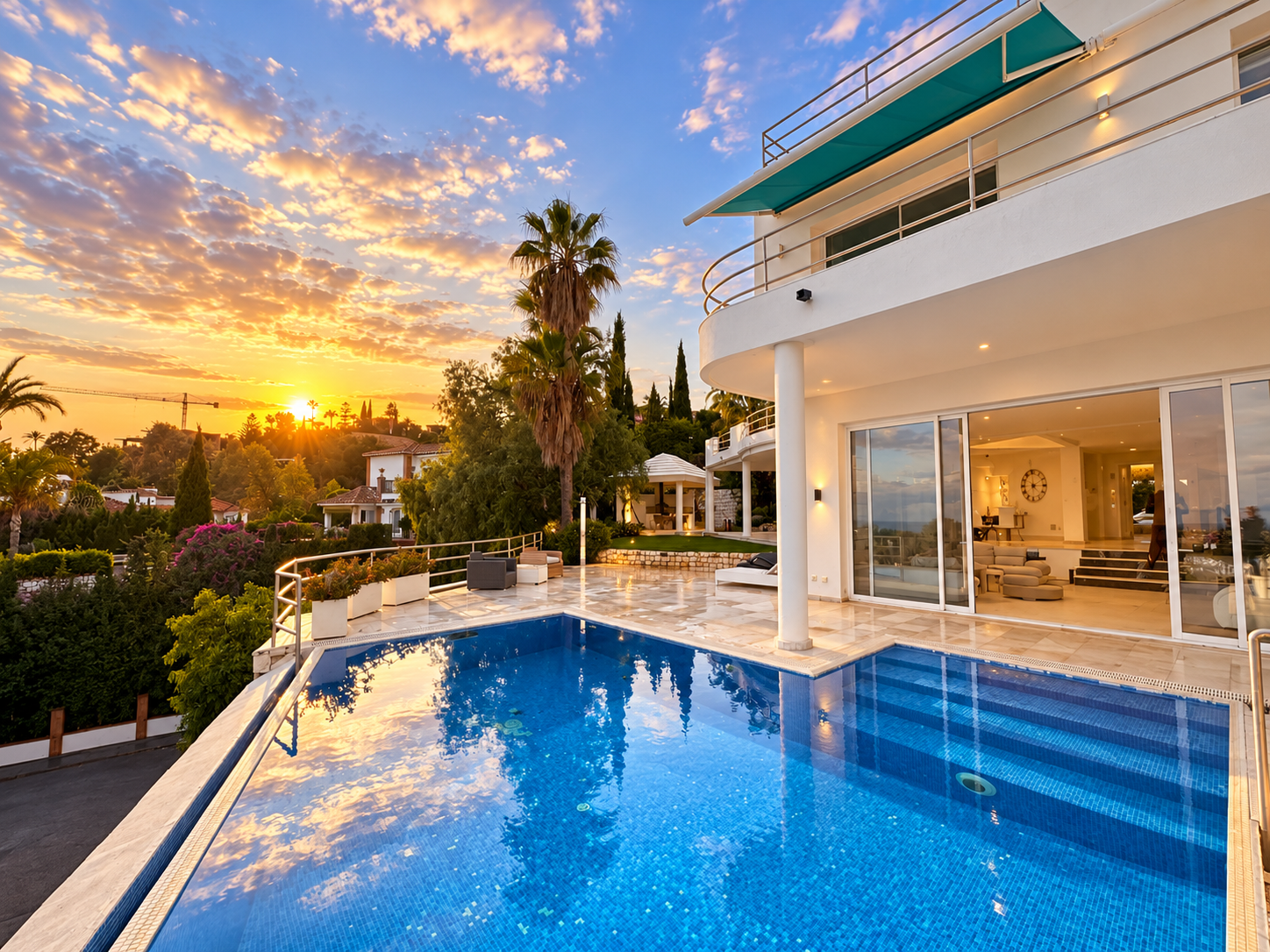 Villa de estilo Miami en exclusiva en El Herrojo
