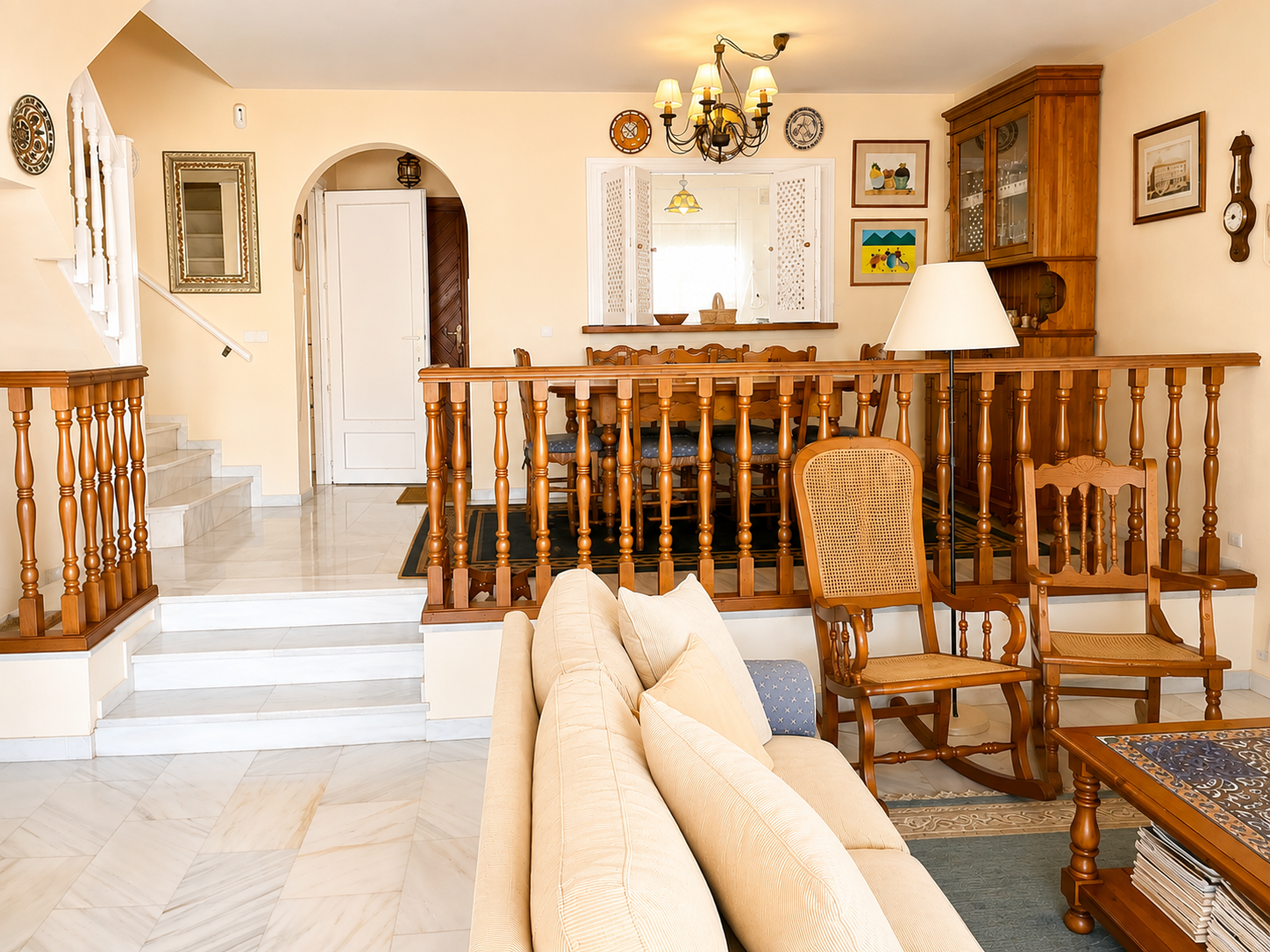 Ideal 3 bedroom townhouse with private garden in Monte Biarritz, Estepona