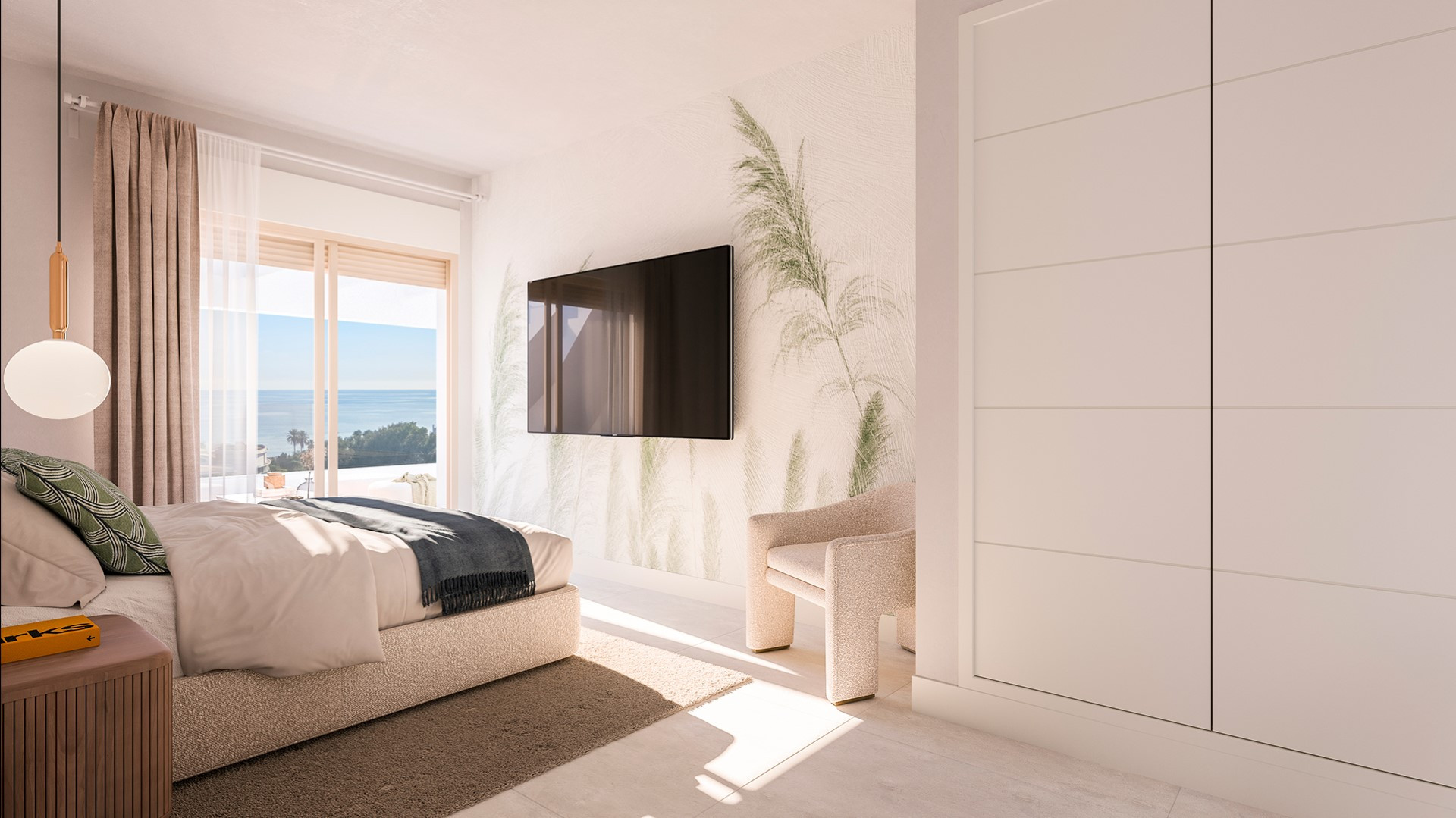 Distinguished apartment with spacious terrace in Estepona.