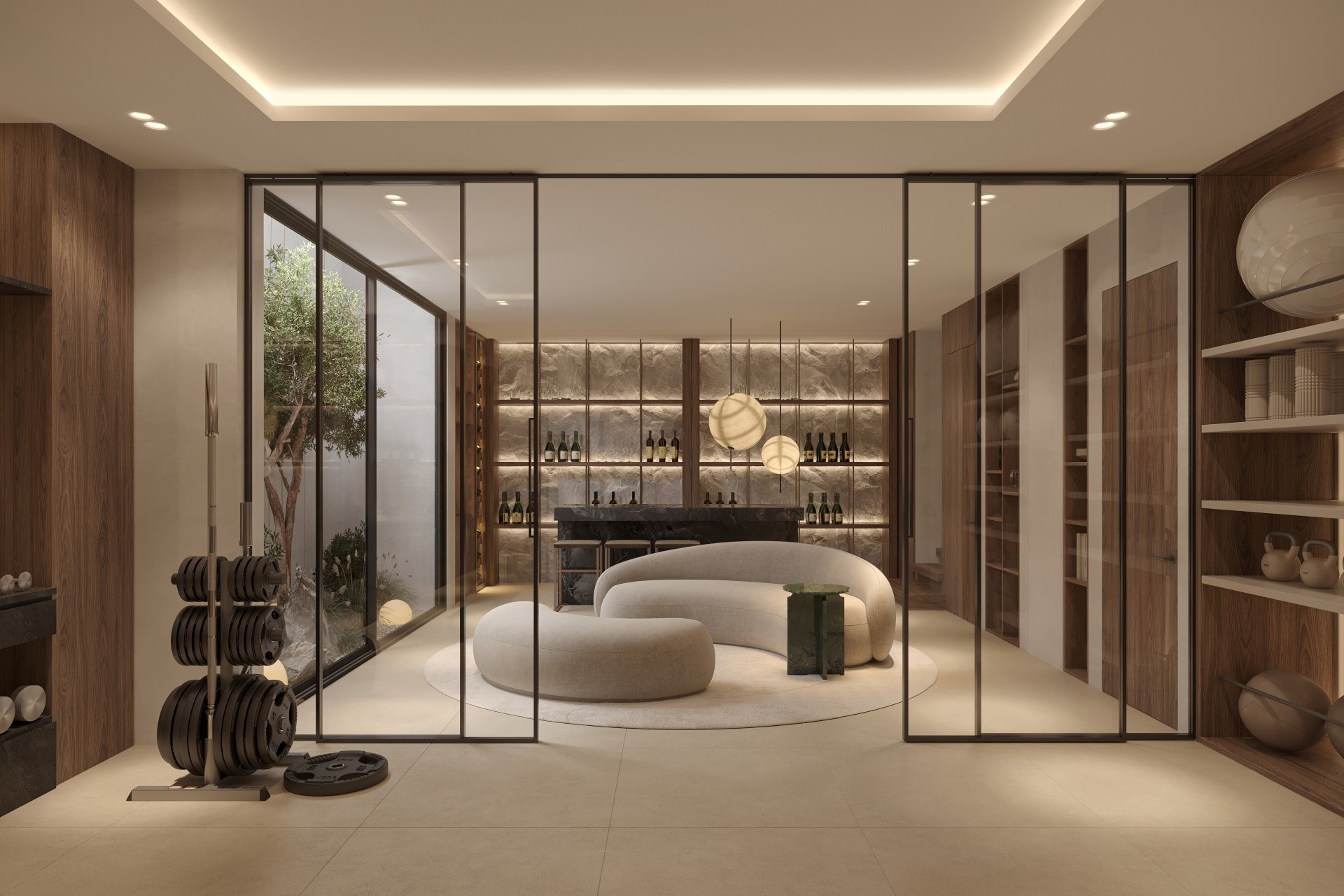 Exclusive luxury villa in Monte Biarritz.