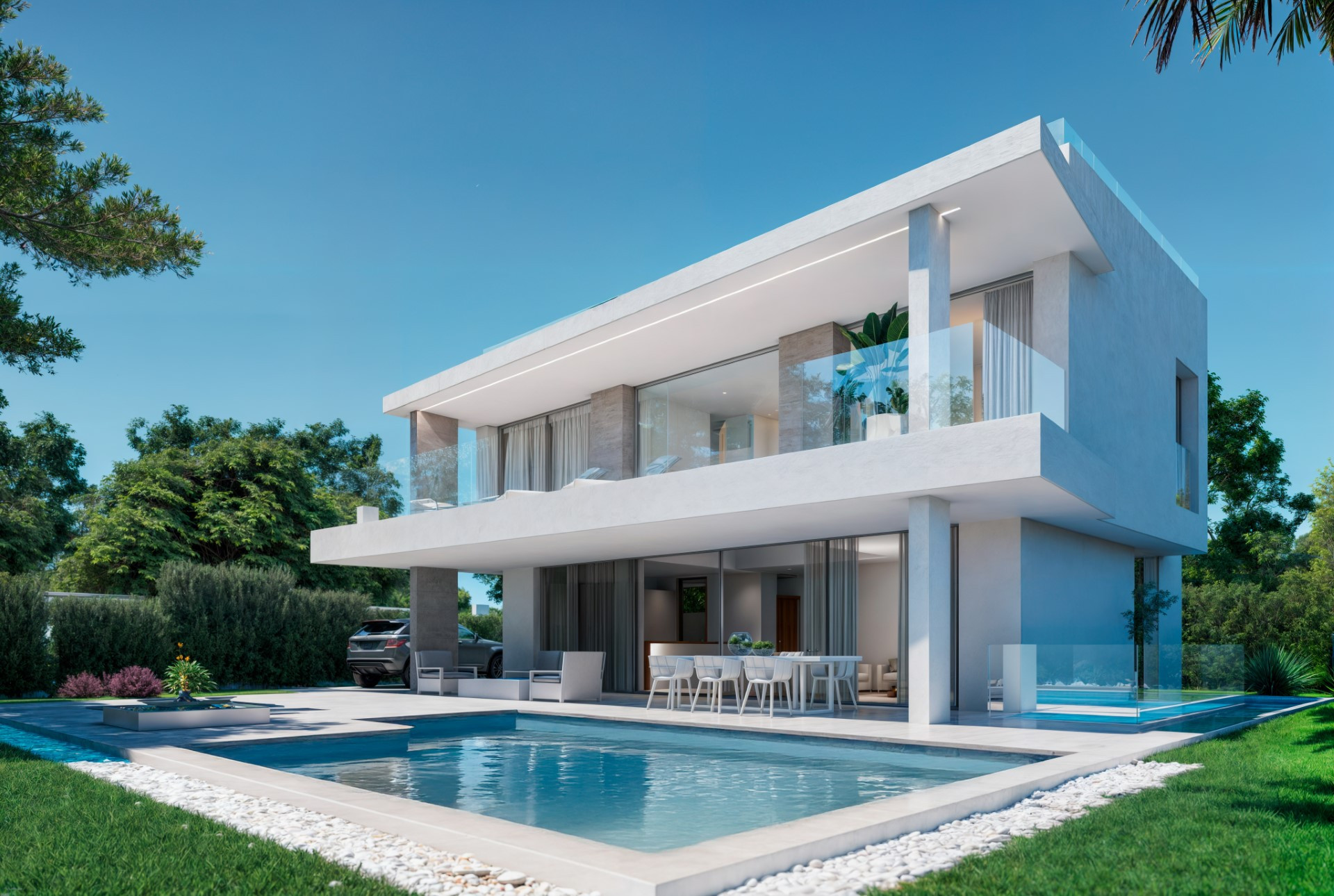 Exclusive luxury villa in Monte Biarritz.