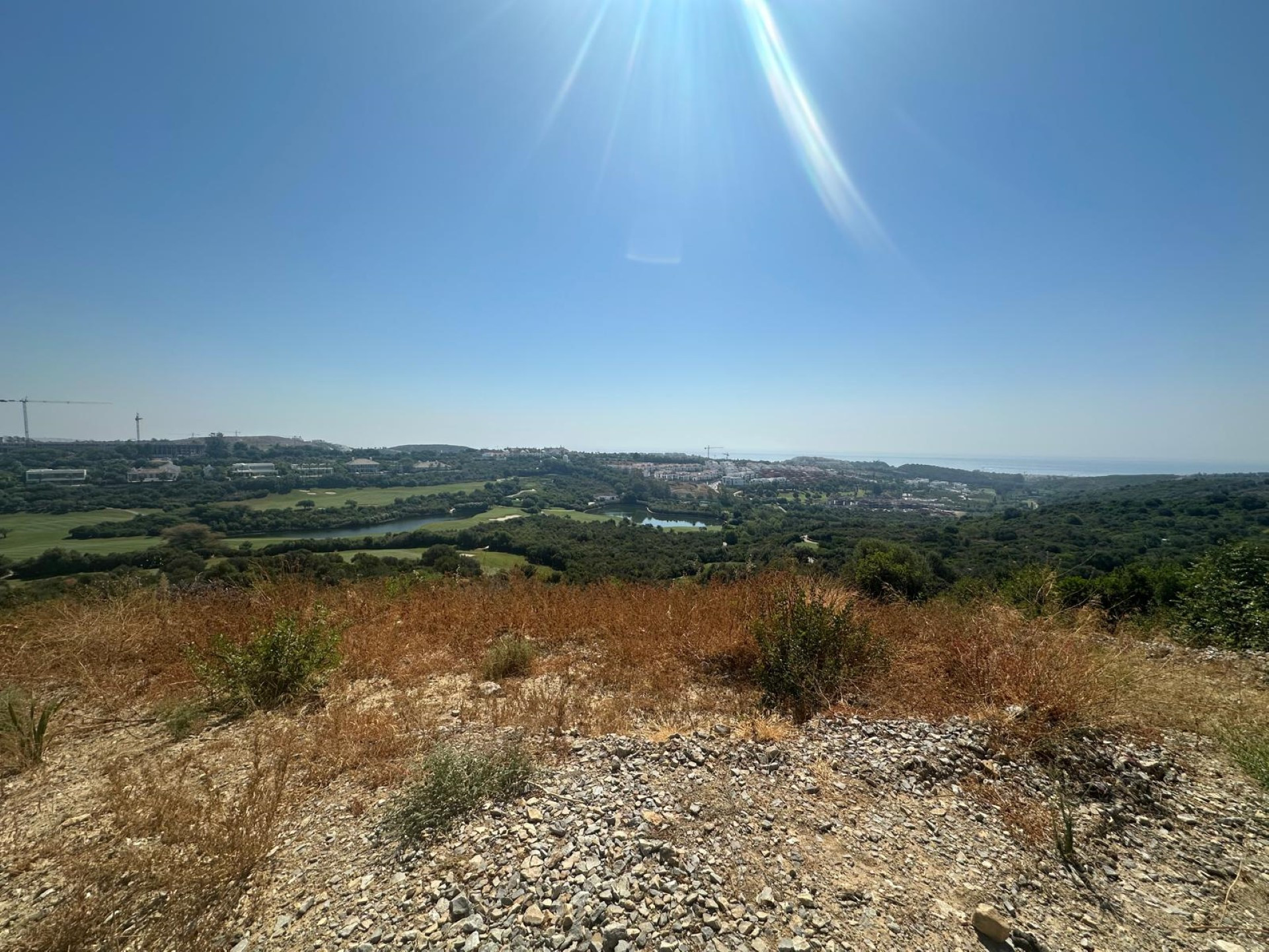 Prime south-facing plot with panoramic views in Finca Cortesin, Casares