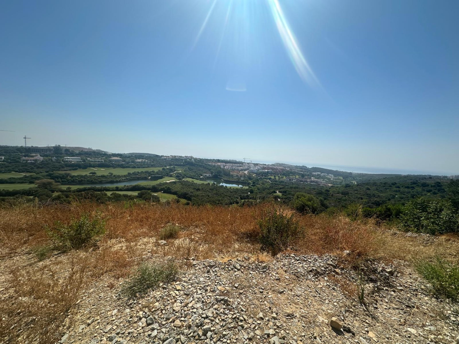Prime south-facing plot with panoramic views in Finca Cortesin, Casares