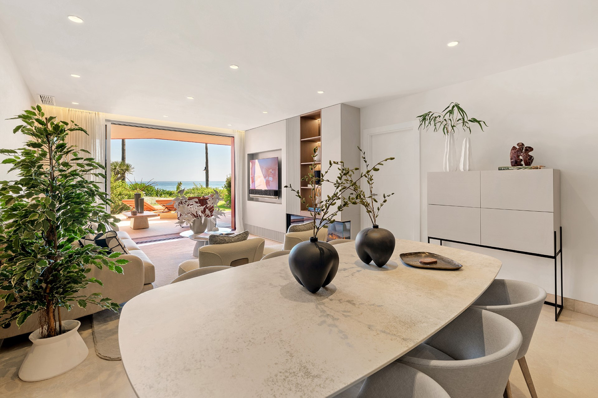 Apartamento de lujo en primera línea de playa en Menara Beach, Estepona