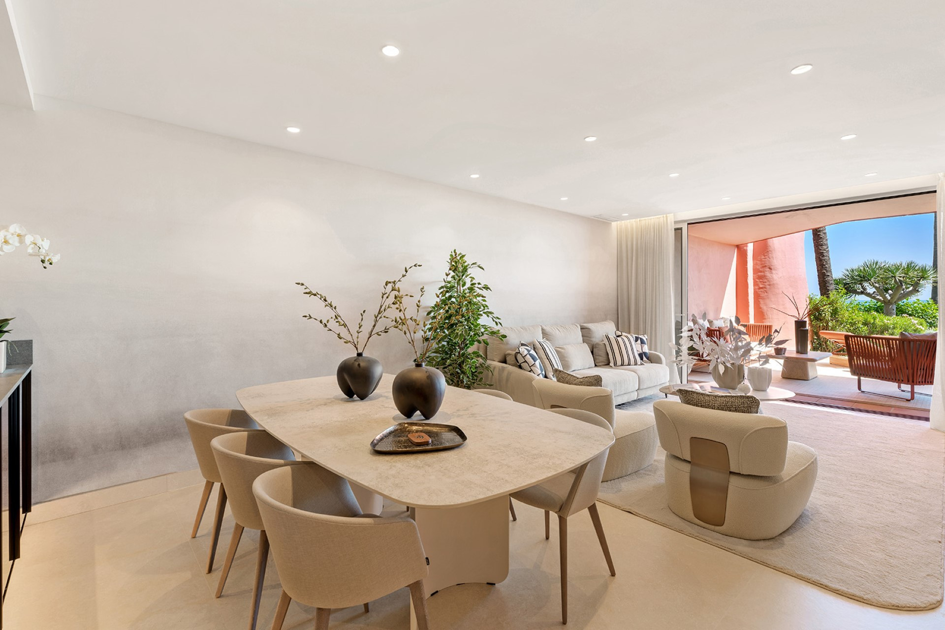 Apartamento de lujo en primera línea de playa en Menara Beach, Estepona