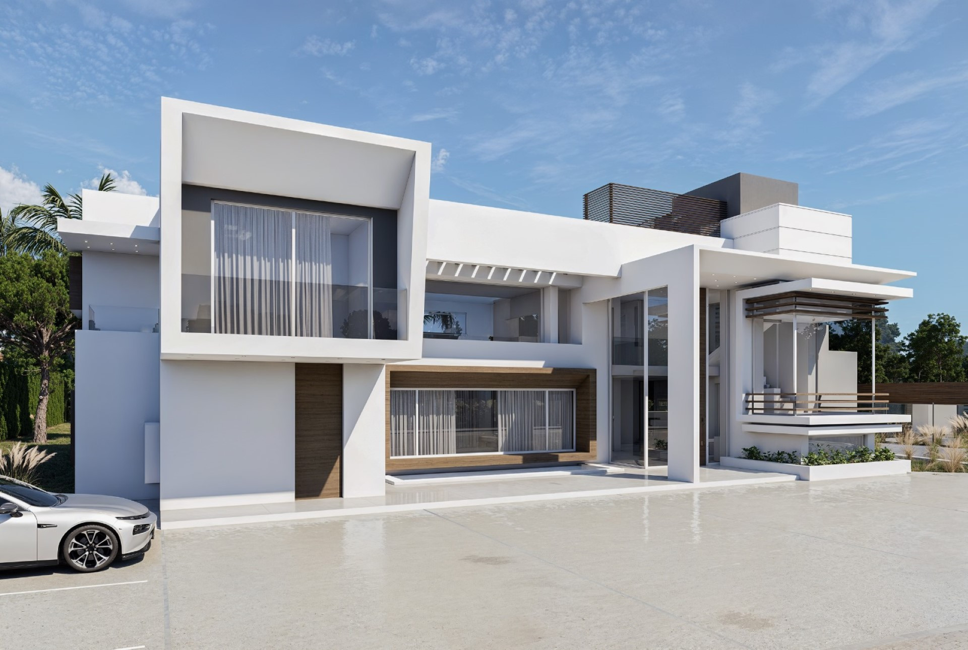 Exceptional New-Build 6 bedroom contemporary villa in Guadalmina Baja