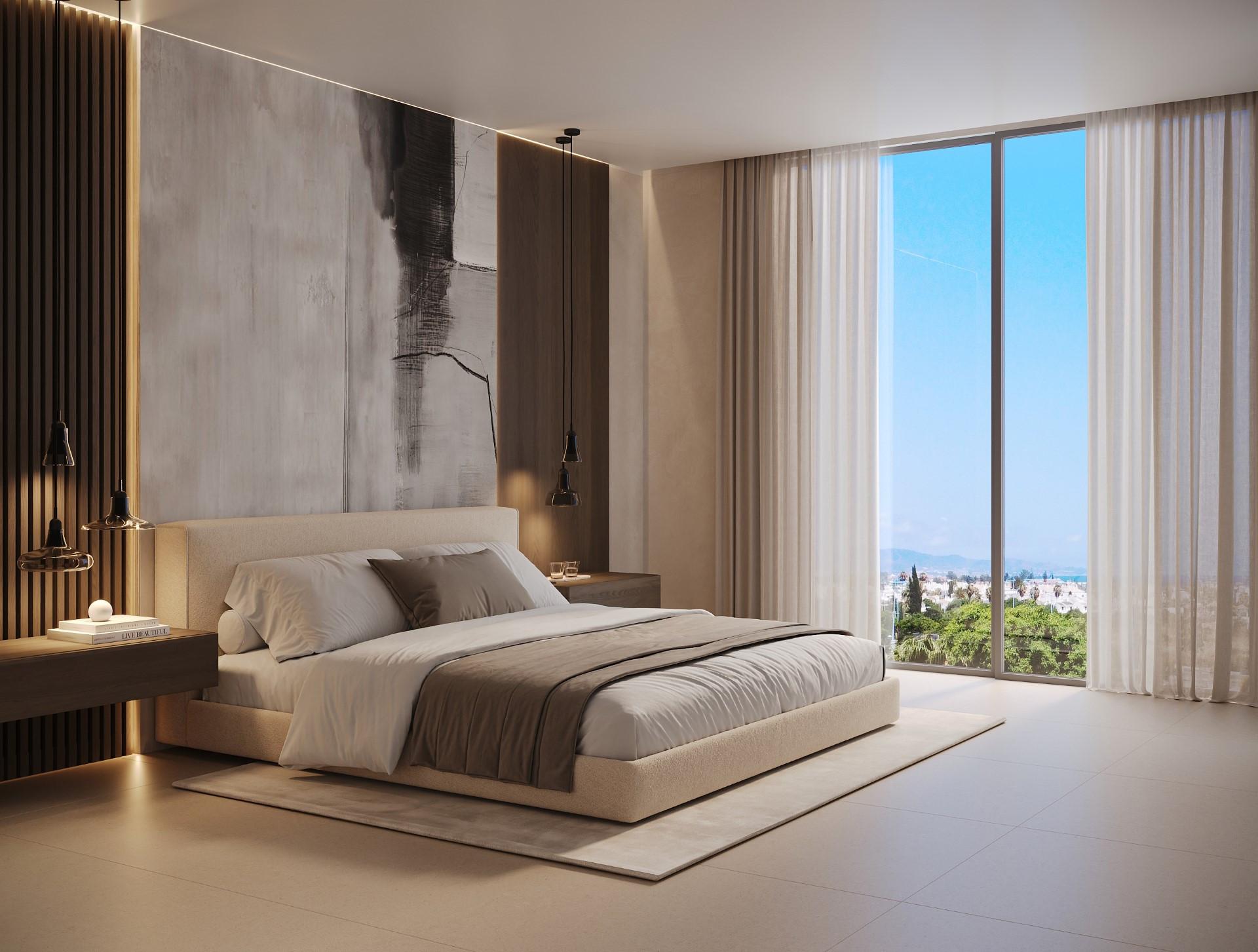 Newly built penthouse with a covered terrace and a 120 m² solarium in San Pedro de Alcántara.