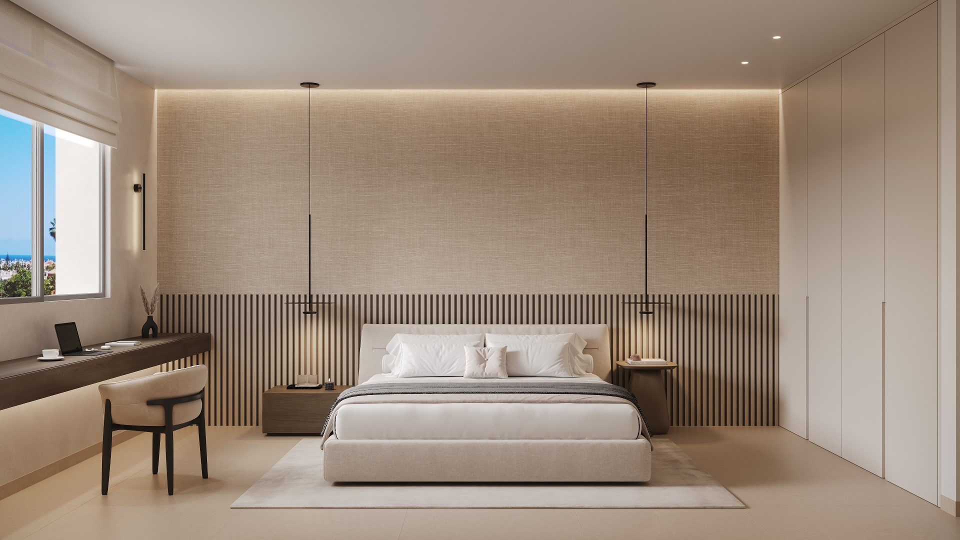 Newly built penthouse with a covered terrace and a 120 m² solarium in San Pedro de Alcántara.