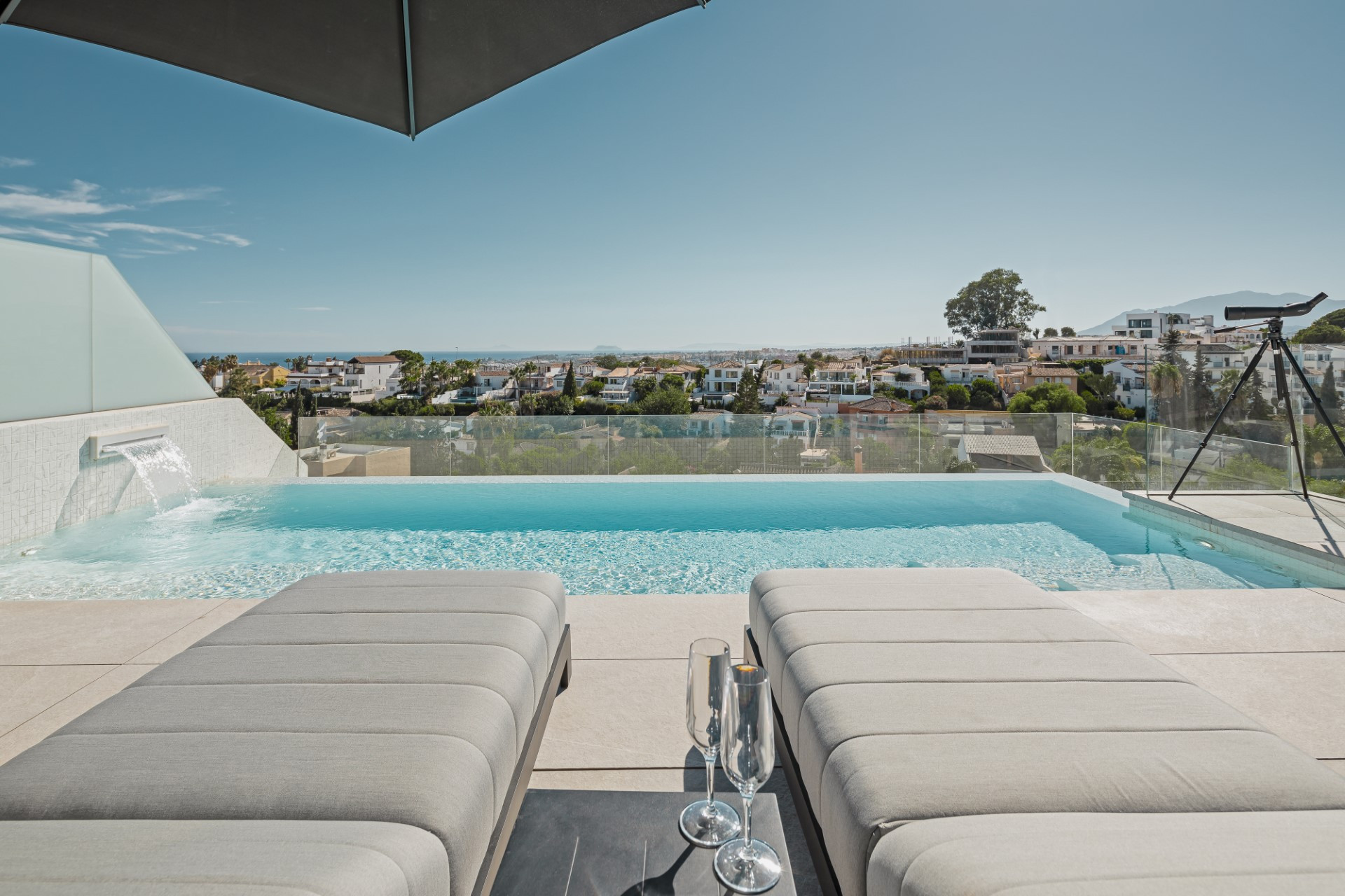 Luxury modern-architecture semi-detached villa in Nueva Andalucía