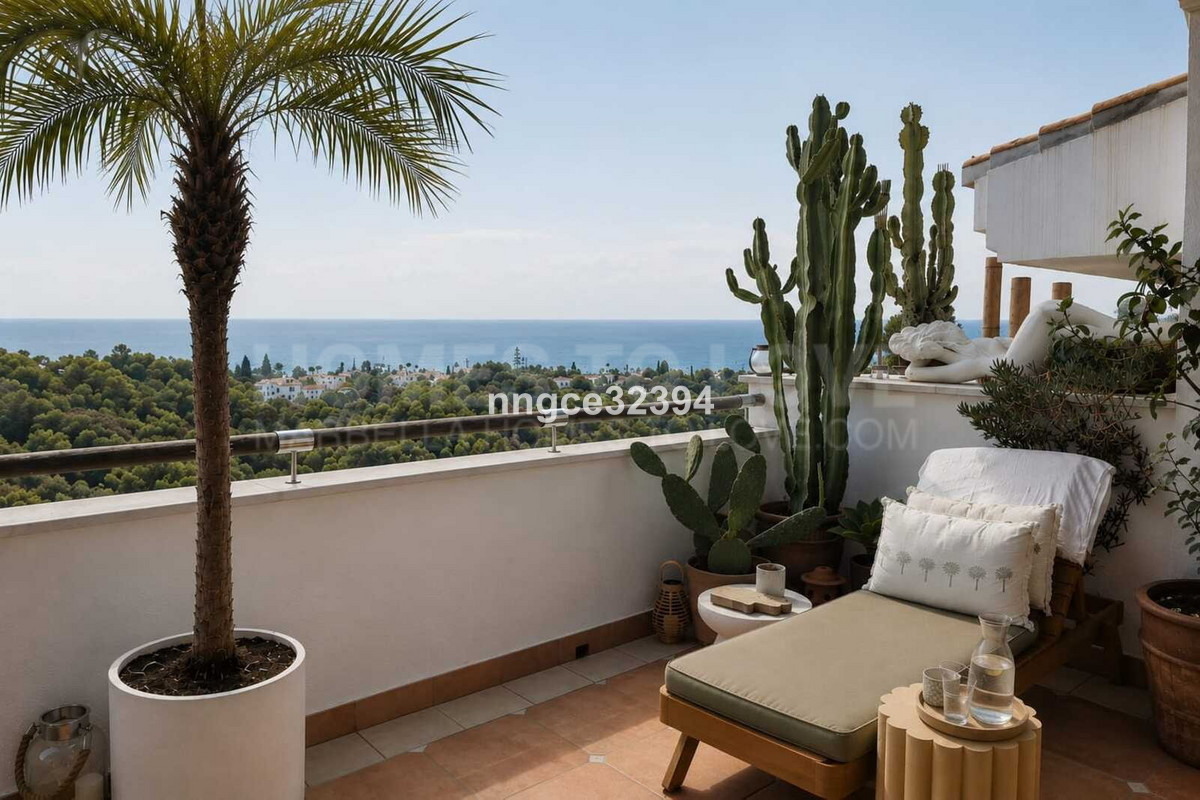 Appartement 2 chambres avec vue sur la mer à Sierra Blanca, à 5 minutes de Marbellas Golden Mile