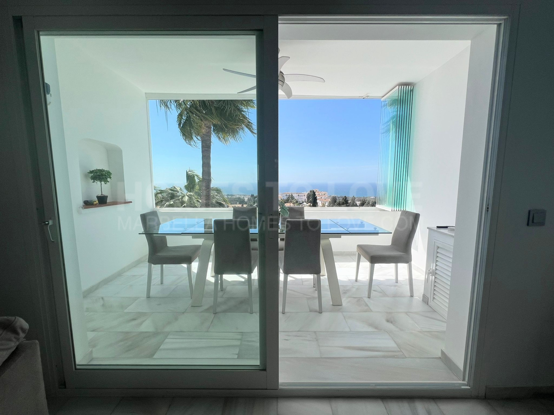 A duplex penthouse with the most stunning panoramic sea views in Calahonda.