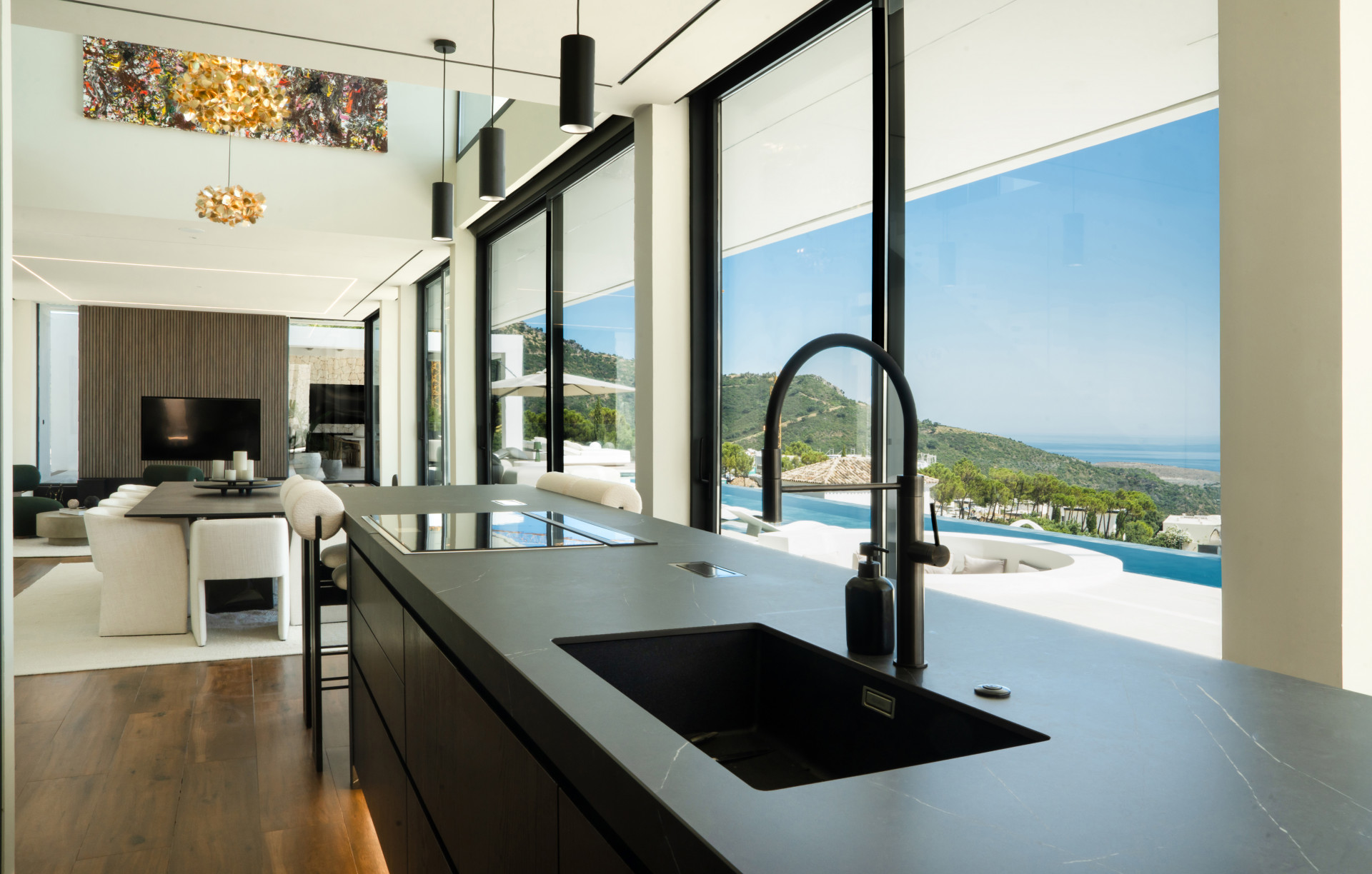 Architectural Masterpiece with Panoramic Views in Monte Mayor, Benahavís