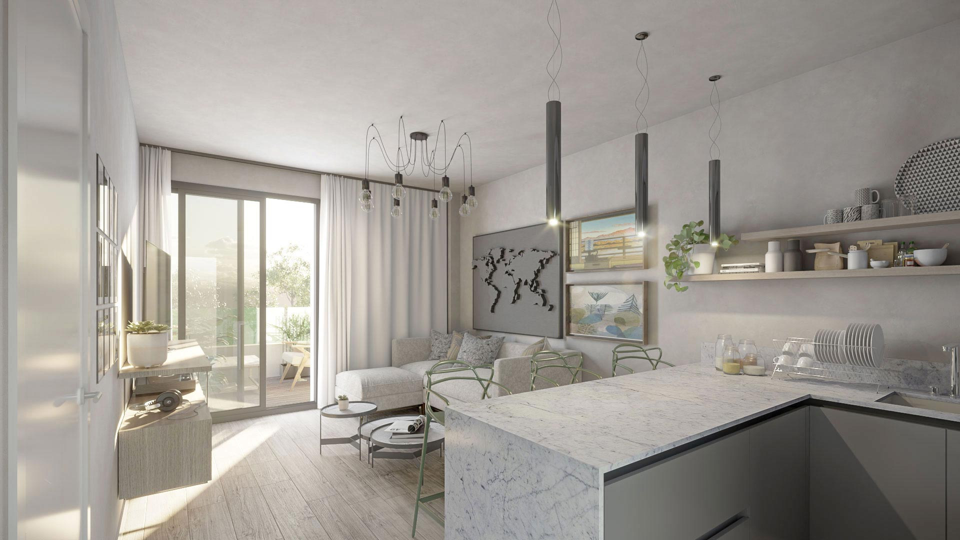 Premier Residential, contemporary design apartments in Las Lagunas de Mijas