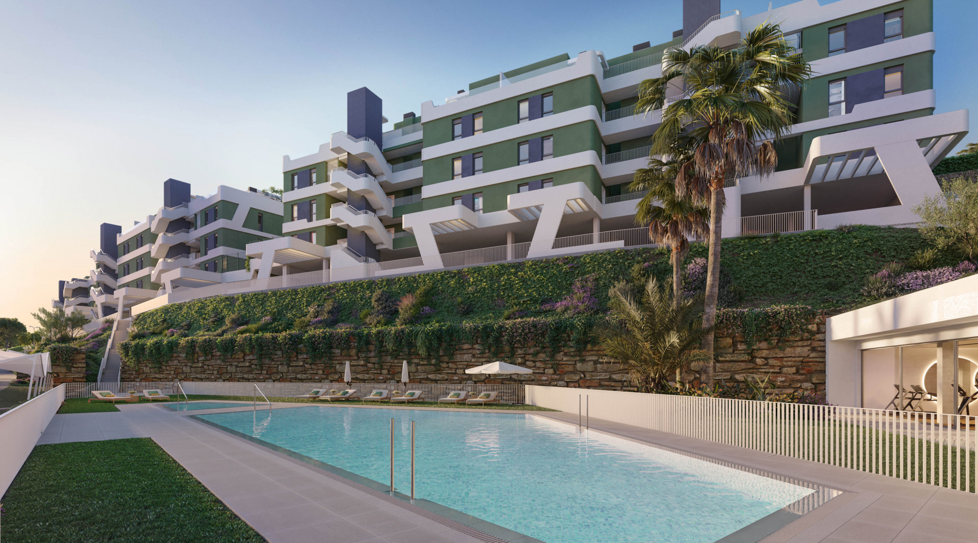 Bahía, luxury residences integrated in Nature by the golf in Mijas