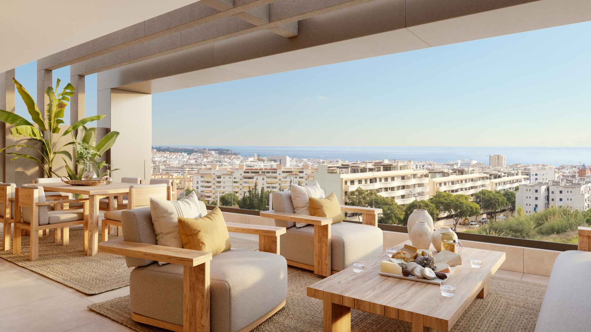 Las Mesas Infinity Homes, exceptional sea views in apartments and penthouses in Estepona.