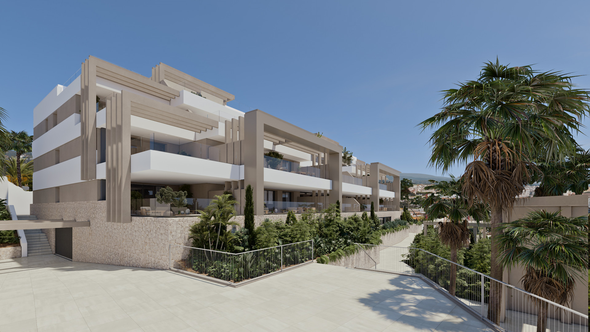 Las Mesas Infinity Homes, exceptional sea views in apartments and penthouses in Estepona.