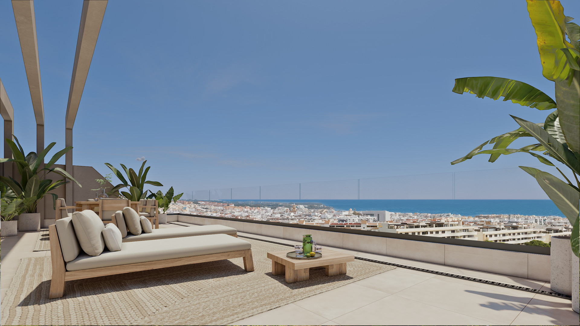 Las Mesas Infinity Homes, exceptional sea views in apartments and penthouses in Estepona.