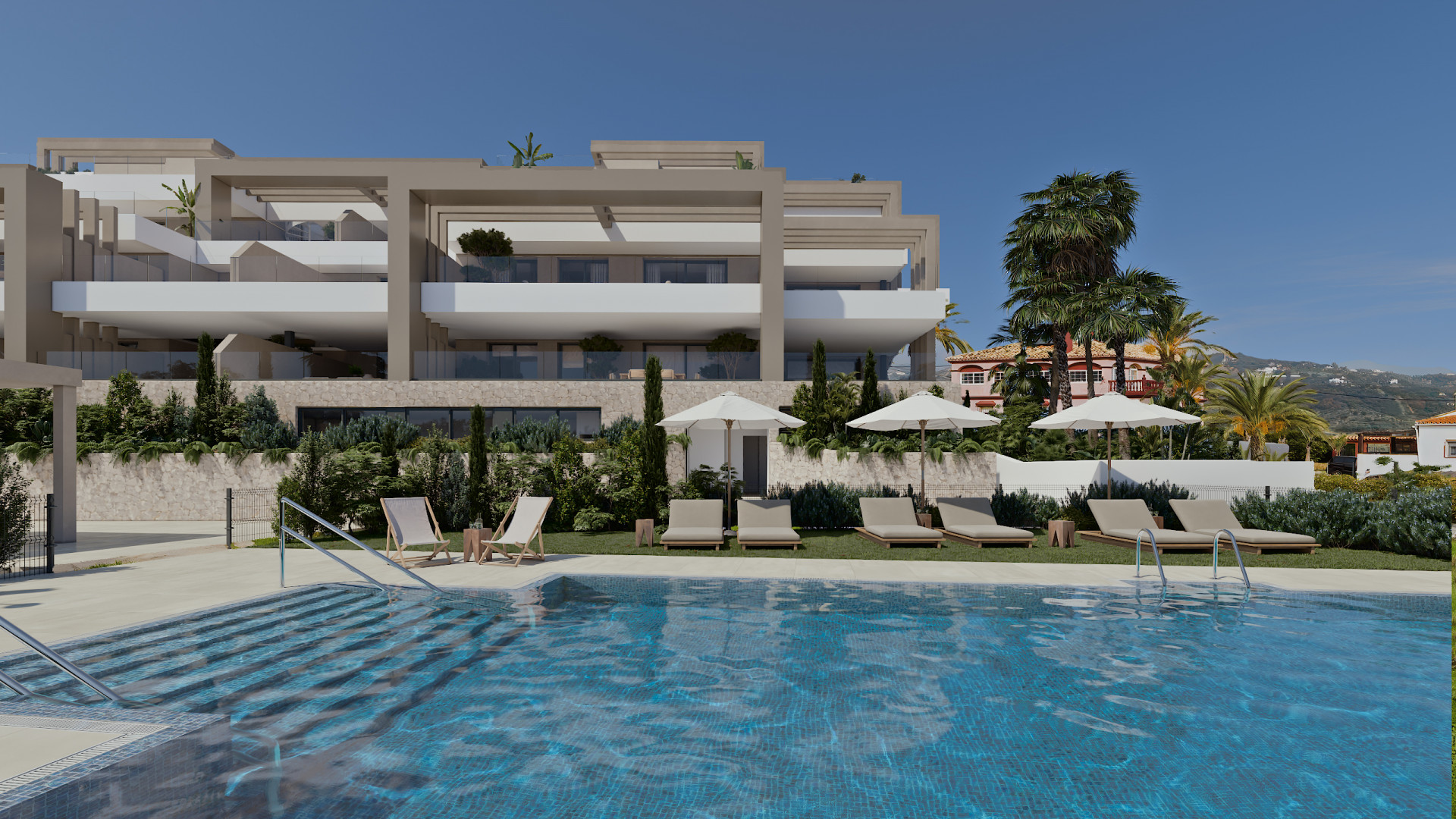 Las Mesas Infinity Homes, exceptional sea views in apartments and penthouses in Estepona.