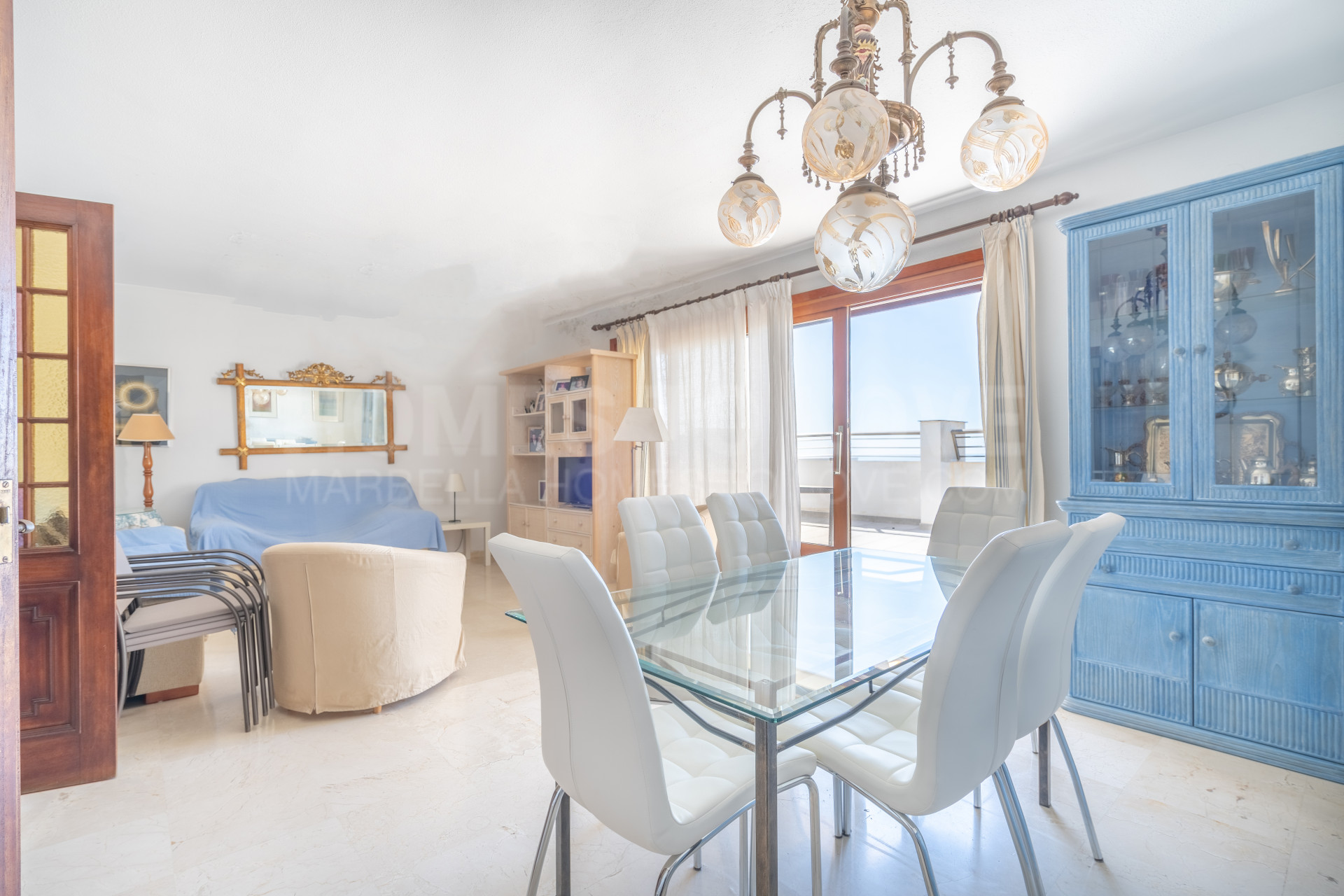 Estepona, ático, primera línea, playa, vistas al mar, 4 dormitorios, lujo
