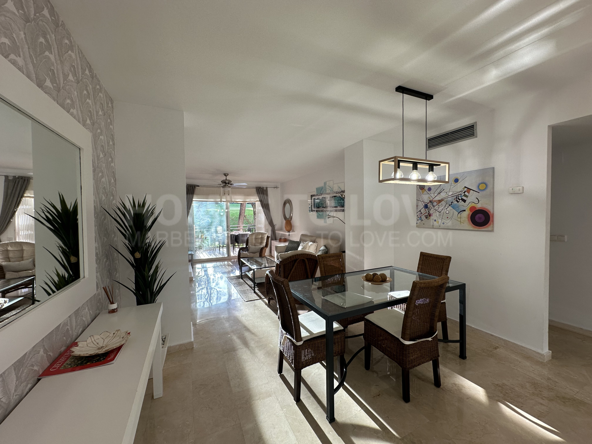Erdgeschosswohnung zur Langzeitmiete in Guadalmina Alta, San Pedro de Alcantara
