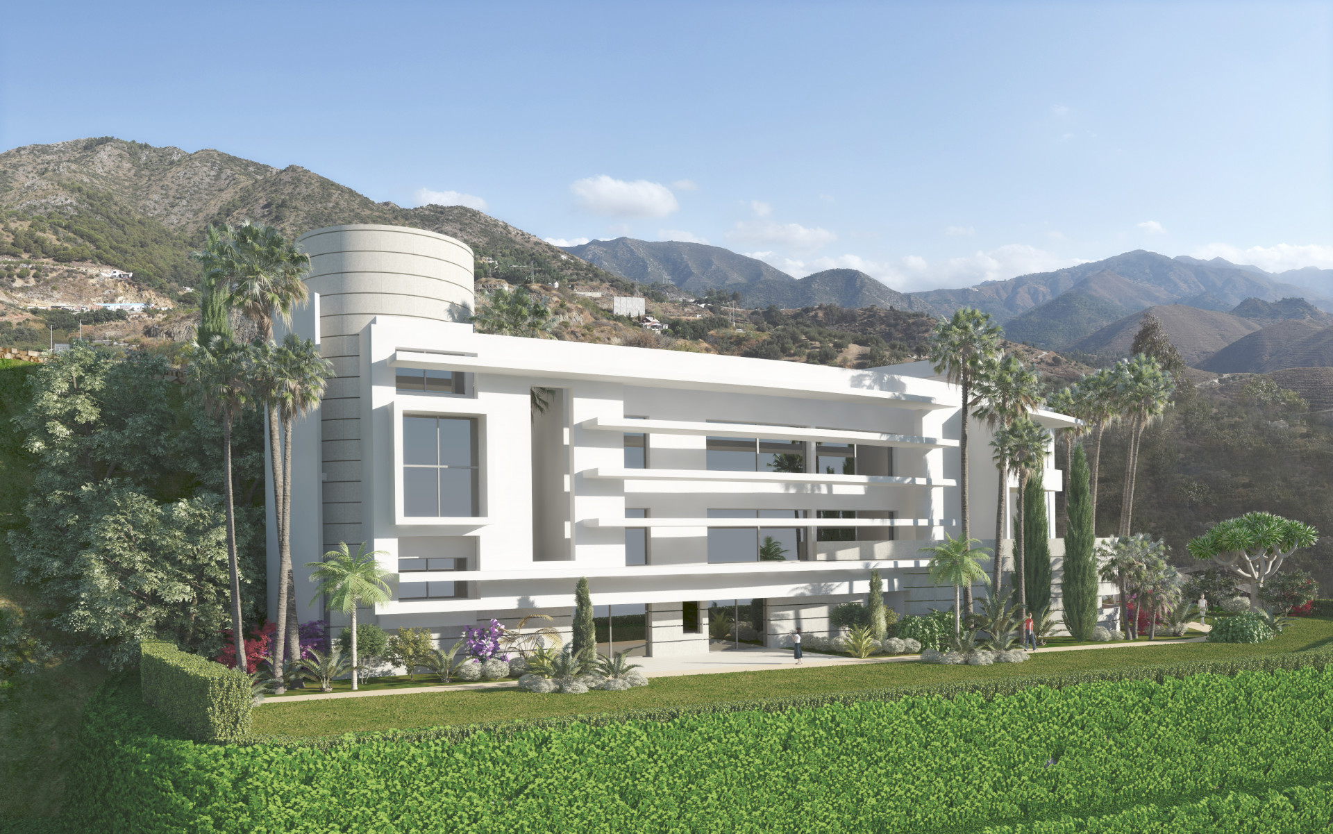 Luxe duplex penthouse met zeezicht in Marbella