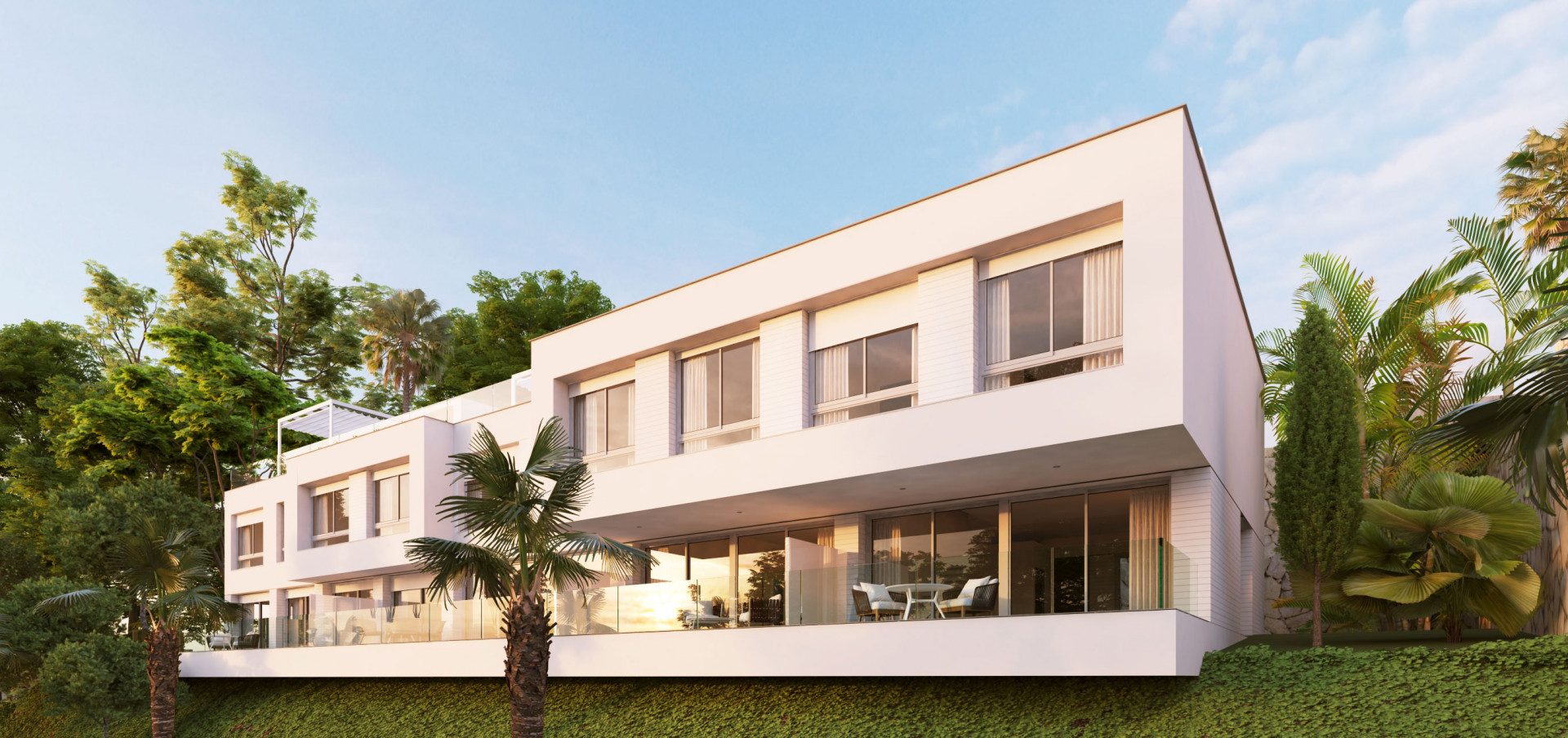 Contemporary Townhouses on the New Golden Mile in Estepona
