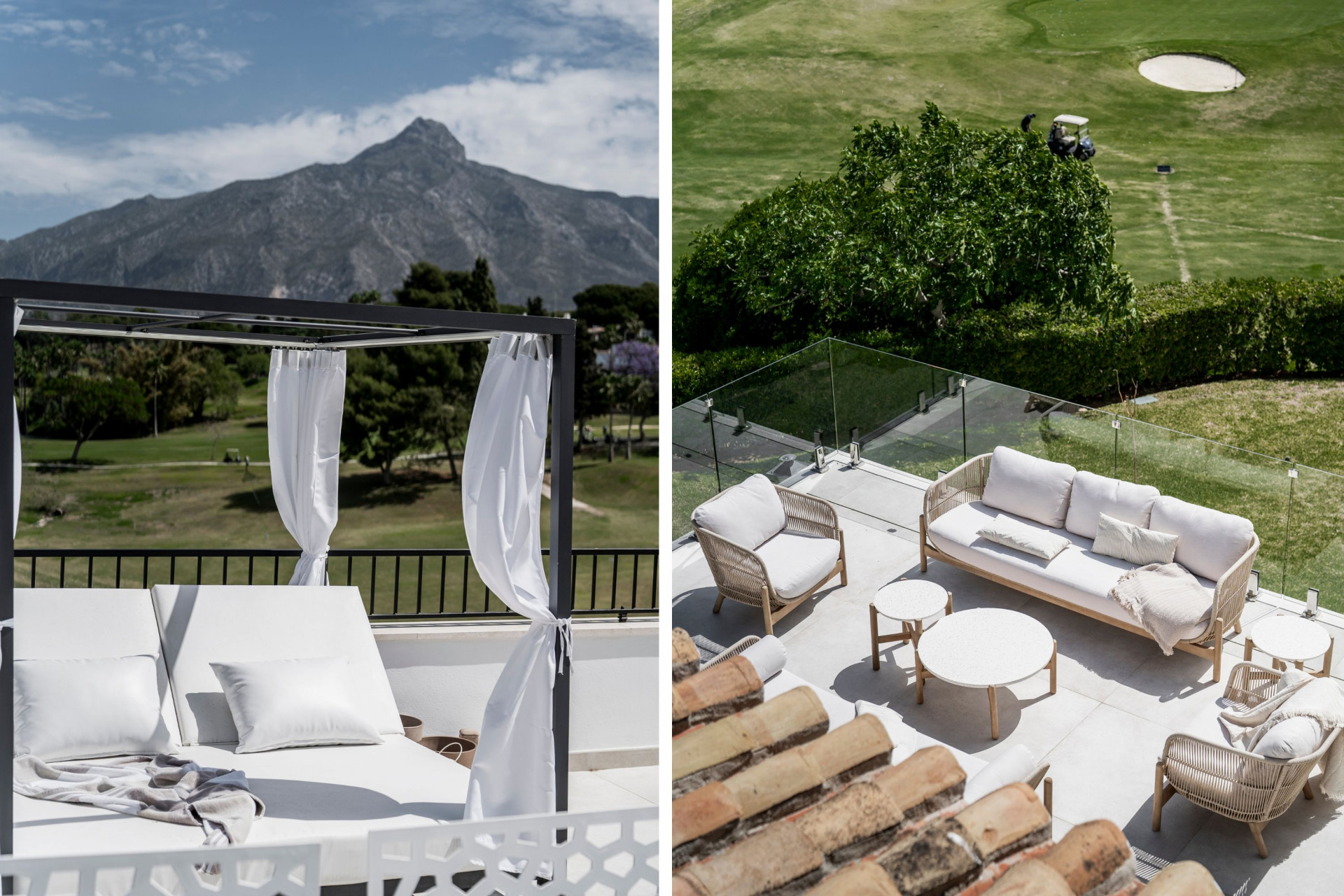 Maison avec vue imprenable sur le terrain de golf d'Aloha et La Concha à Nueva Andalucia