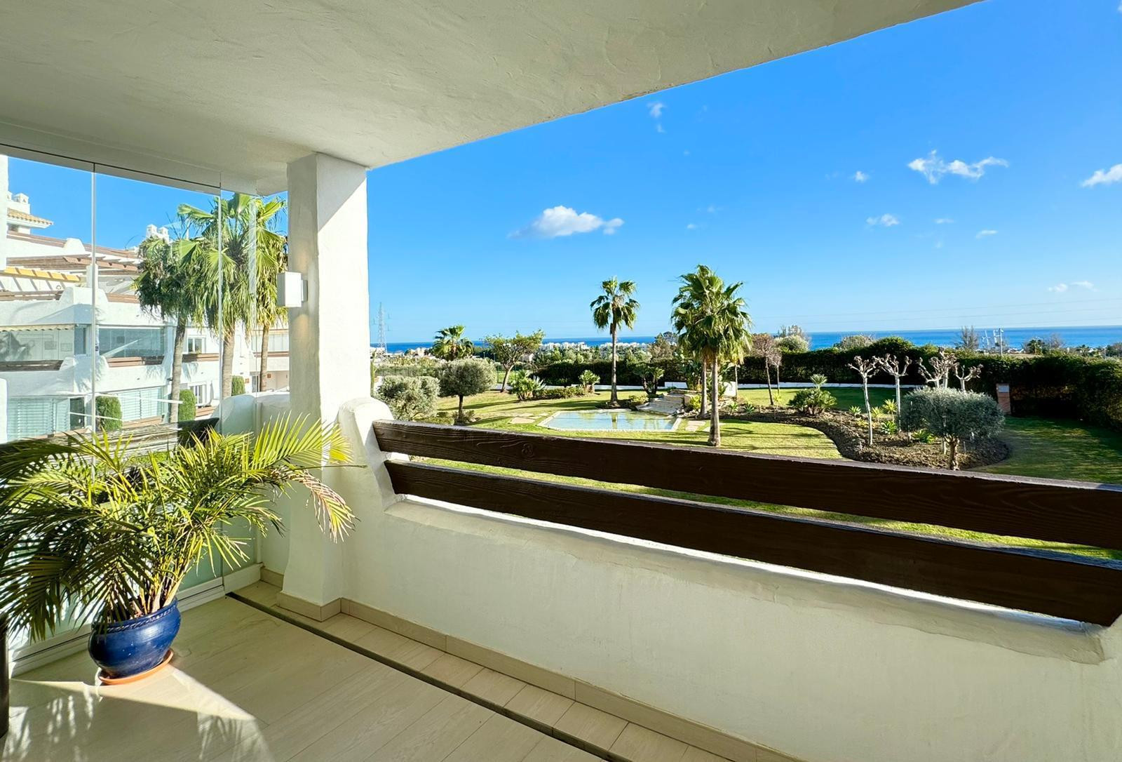 Corner apartment made up of two apartments which have been joined in Selwo Hills in Estepona