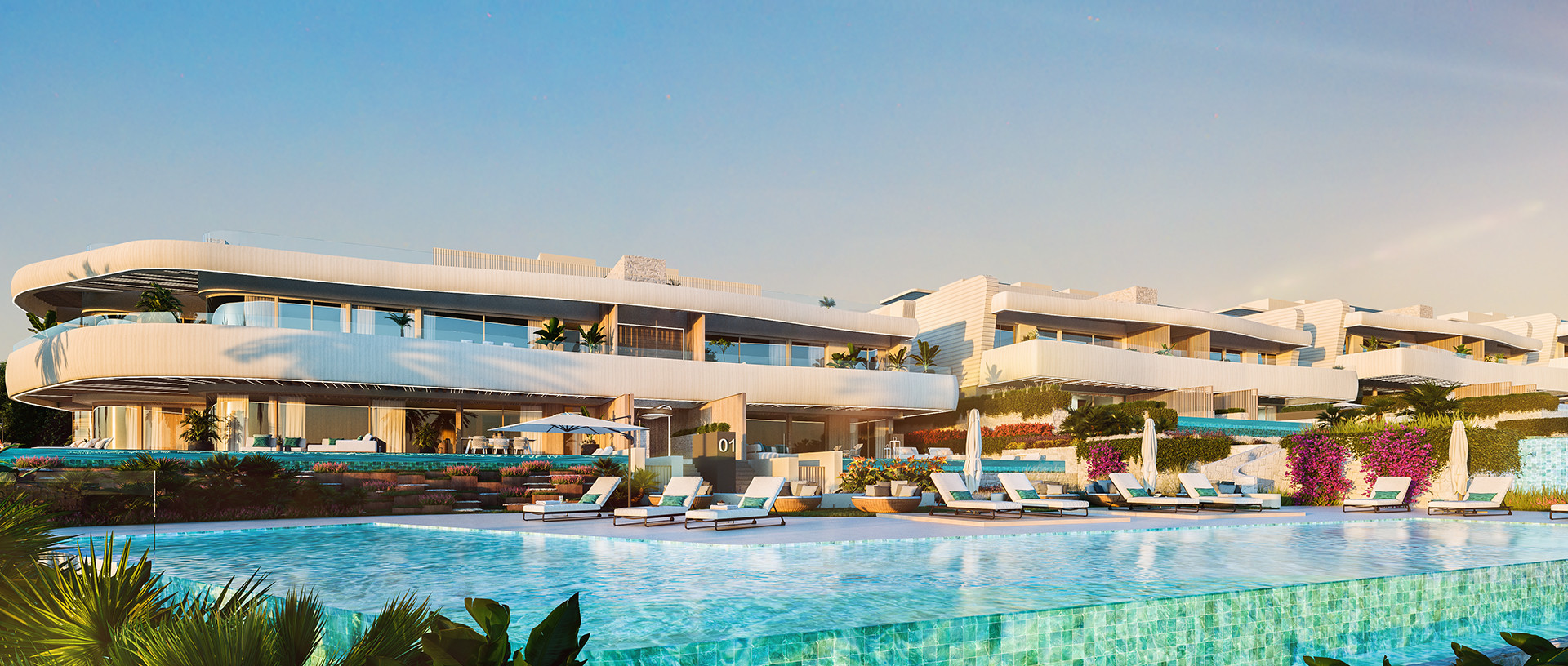 Потрясающая квартира с 4 спальнями на берегу моря в Dunique Marbella в Marbella Este