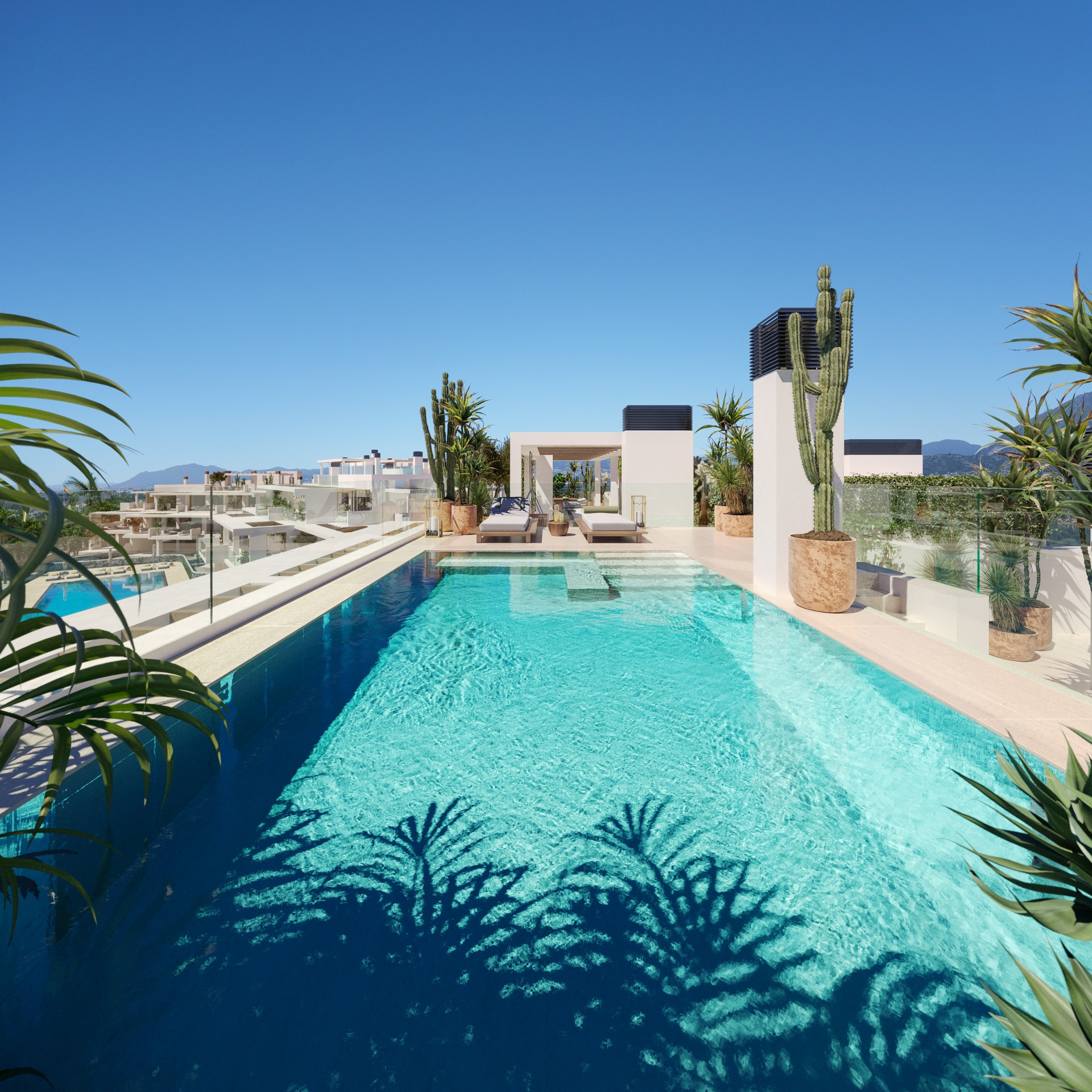 Modern and sustainable penthouse with solarium on Marbella's Golden Mile in Marbella Golden Mile