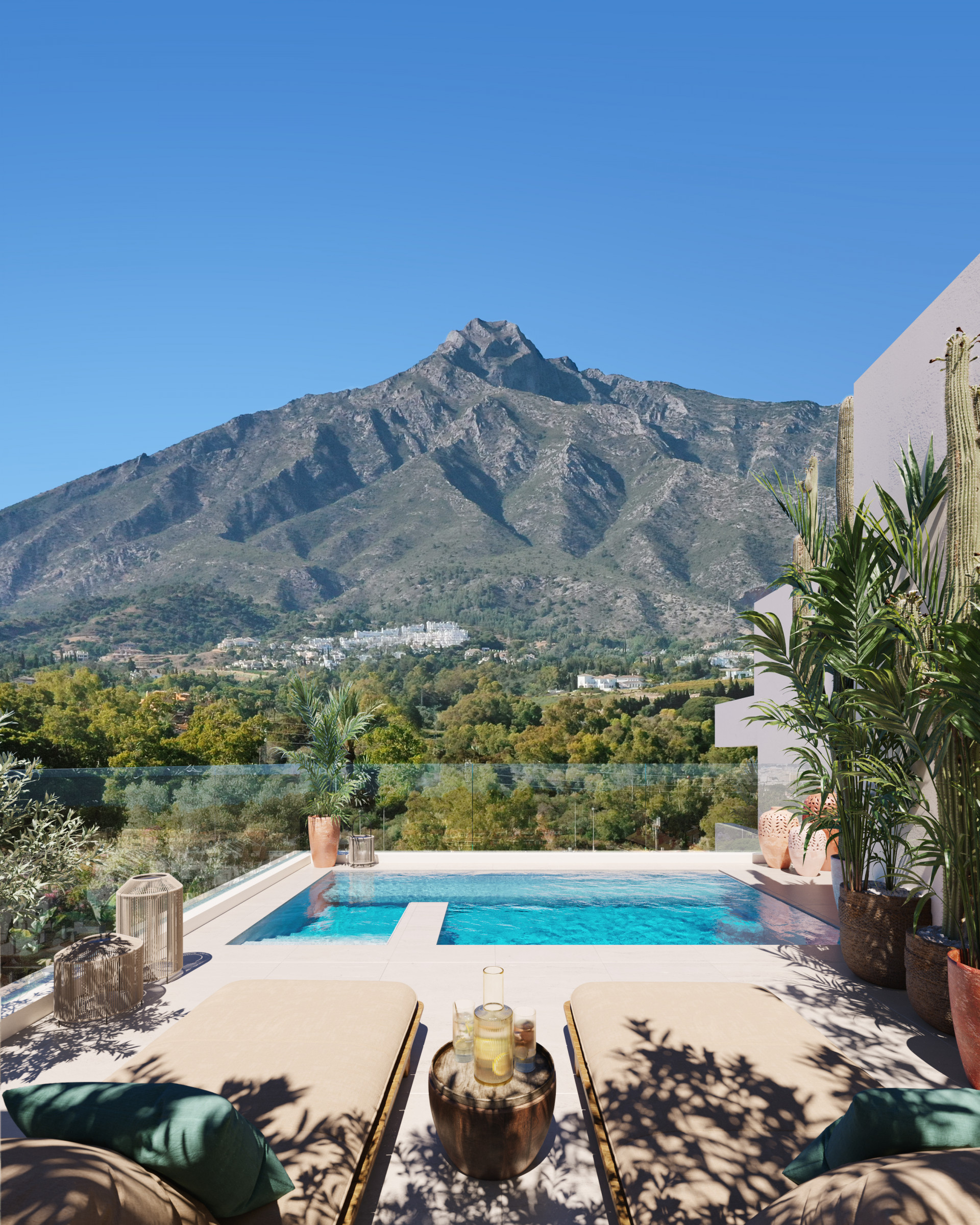 Modern and sustainable penthouse with solarium on Marbella's Golden Mile in Marbella Golden Mile