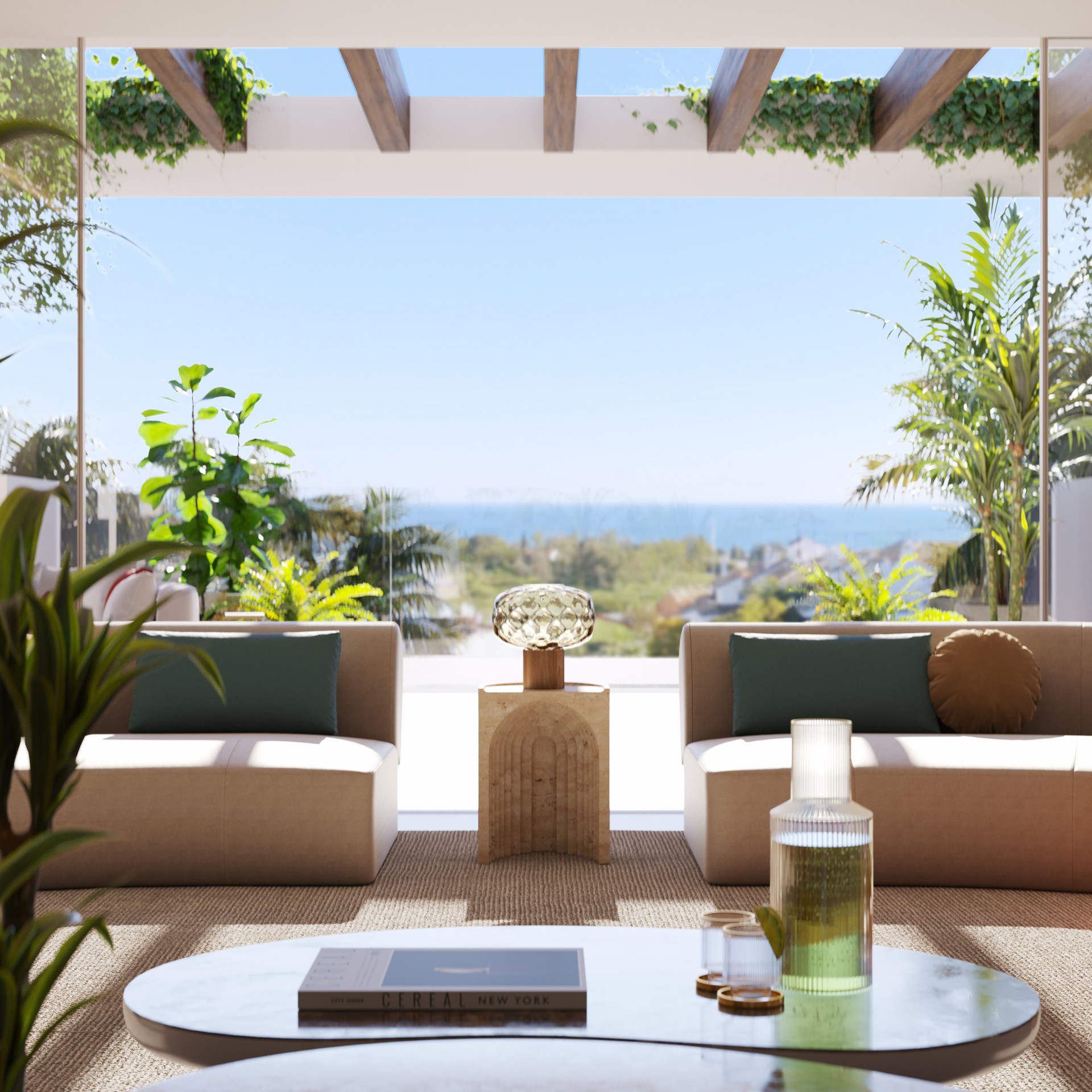 Modern and sustainable penthouse with solarium on Marbella's Golden Mile in Marbella Golden Mile