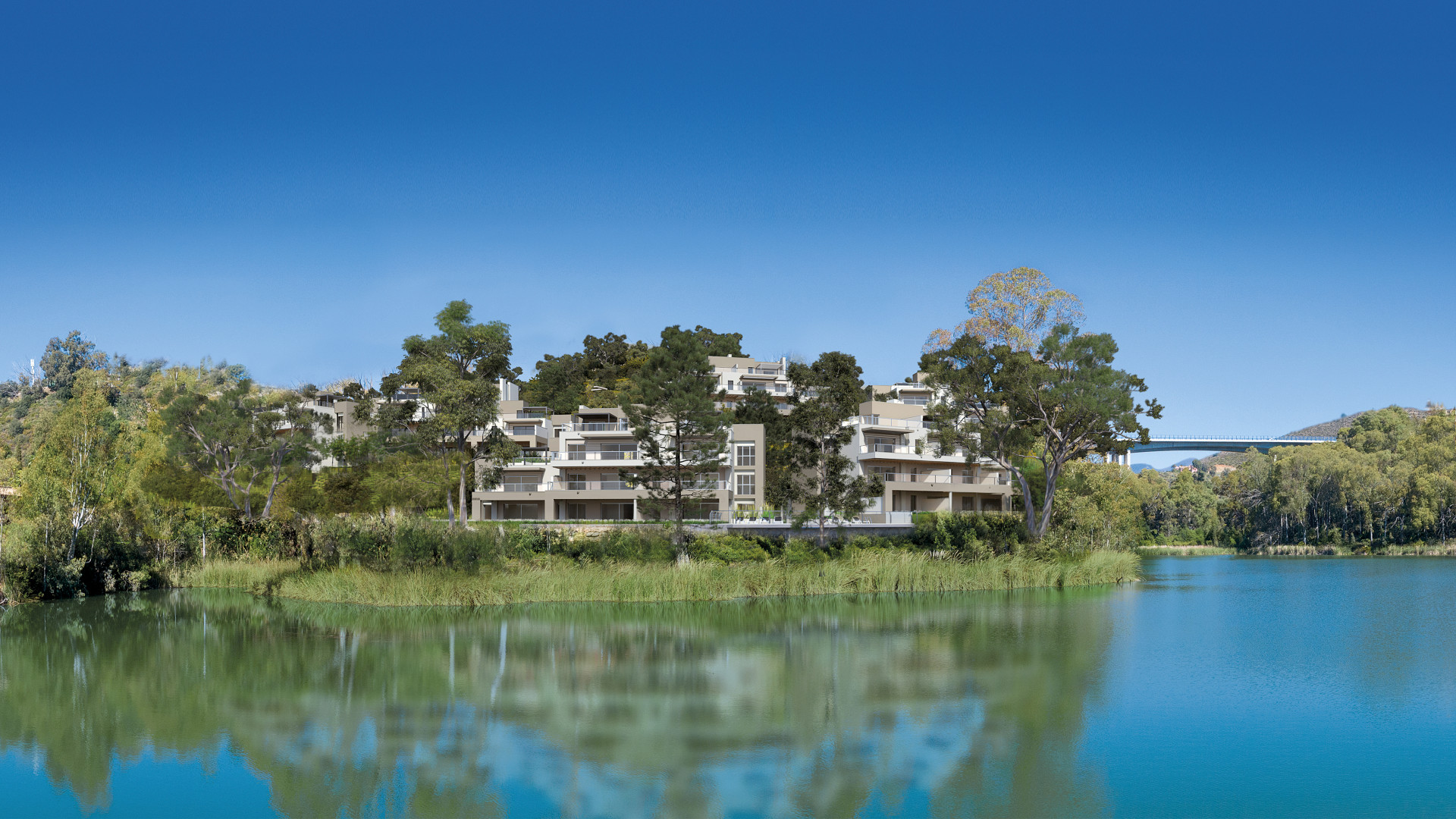 Mooie 3 slaapkamer flat in het luxueuze complex Marbella Lake in Nueva Andalucia